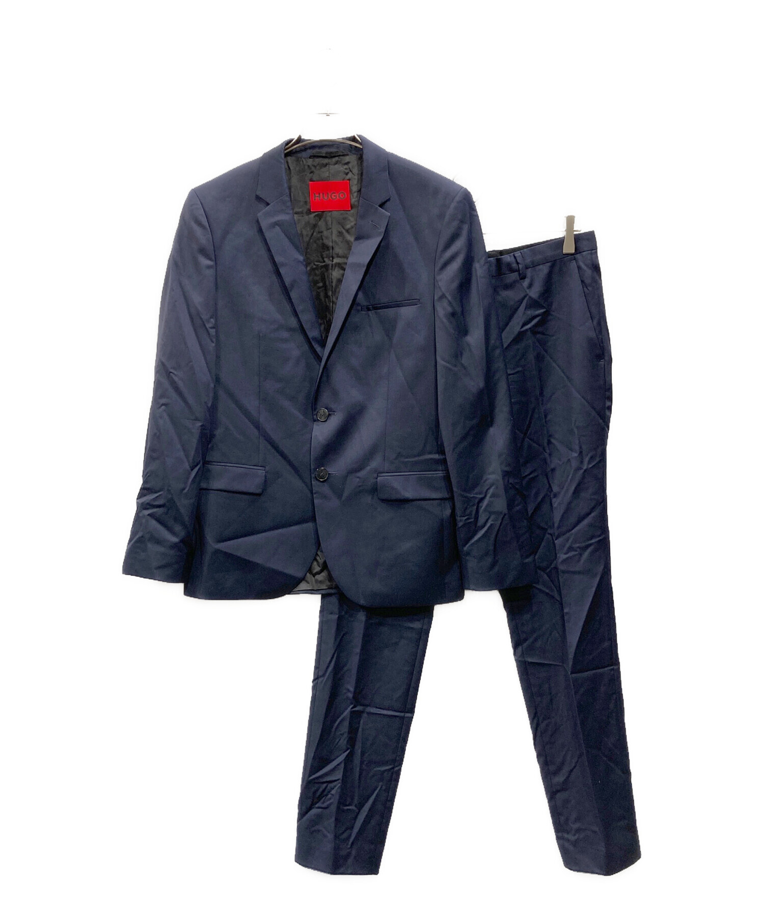 HUGO BOSS ネイビー スーツ ジャケットとパンツ 中古・古着通販】HUGO BOSS (ヒューゴ ボス) セットアップスーツ