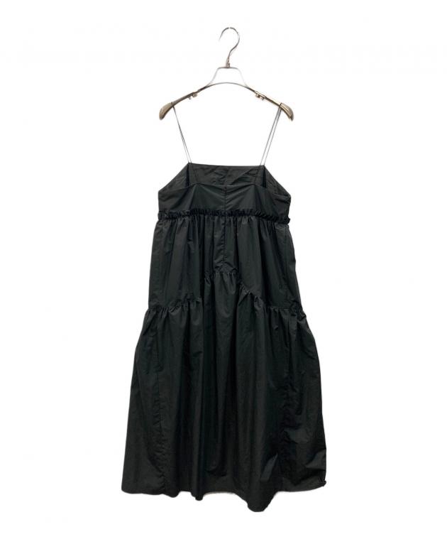 中古・古着通販】iki (イキ) ティアードキャミワンピース ブラック