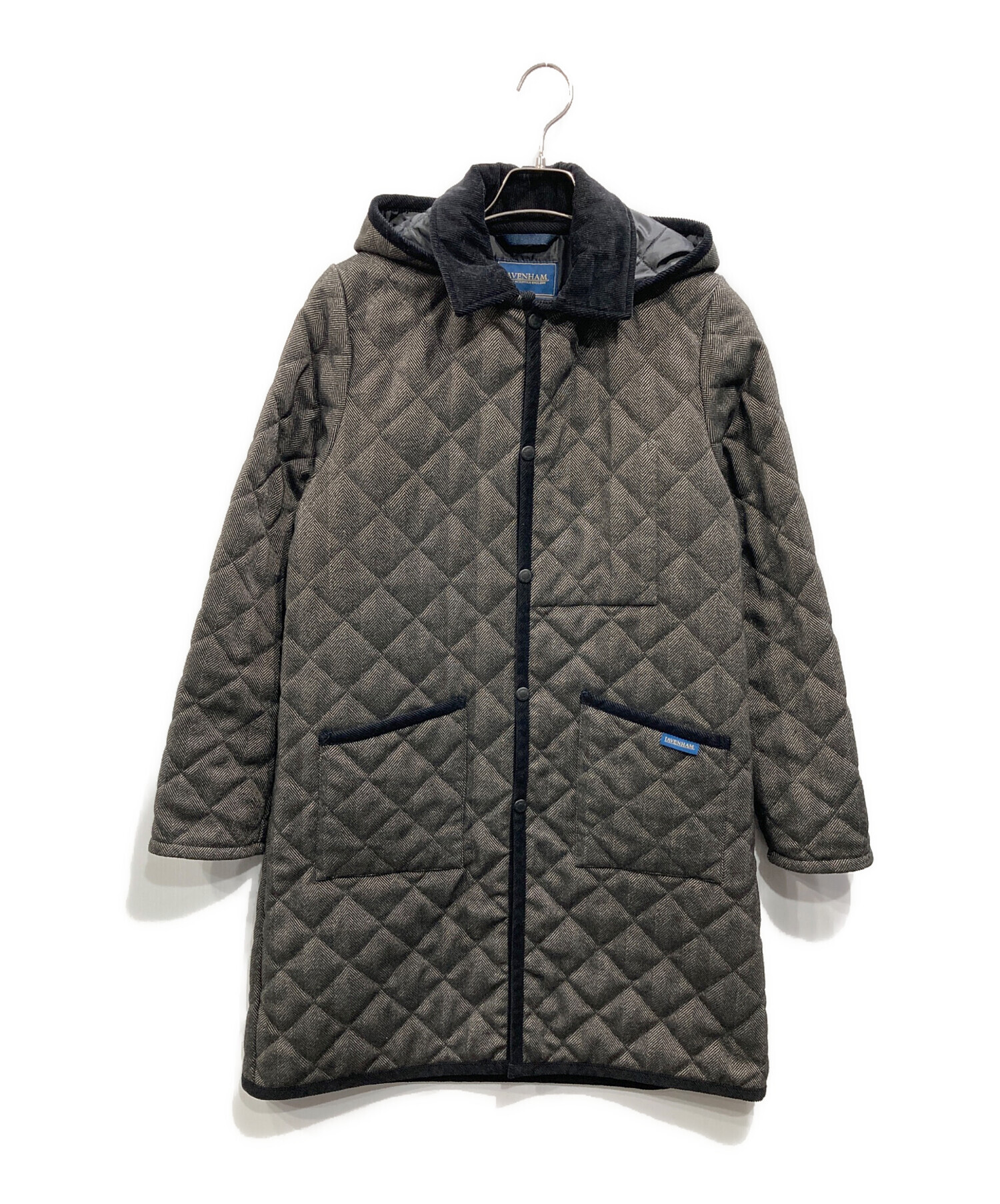 中古・古着通販】LAVENHAM (ラベンハム) キルティングコート グレー 