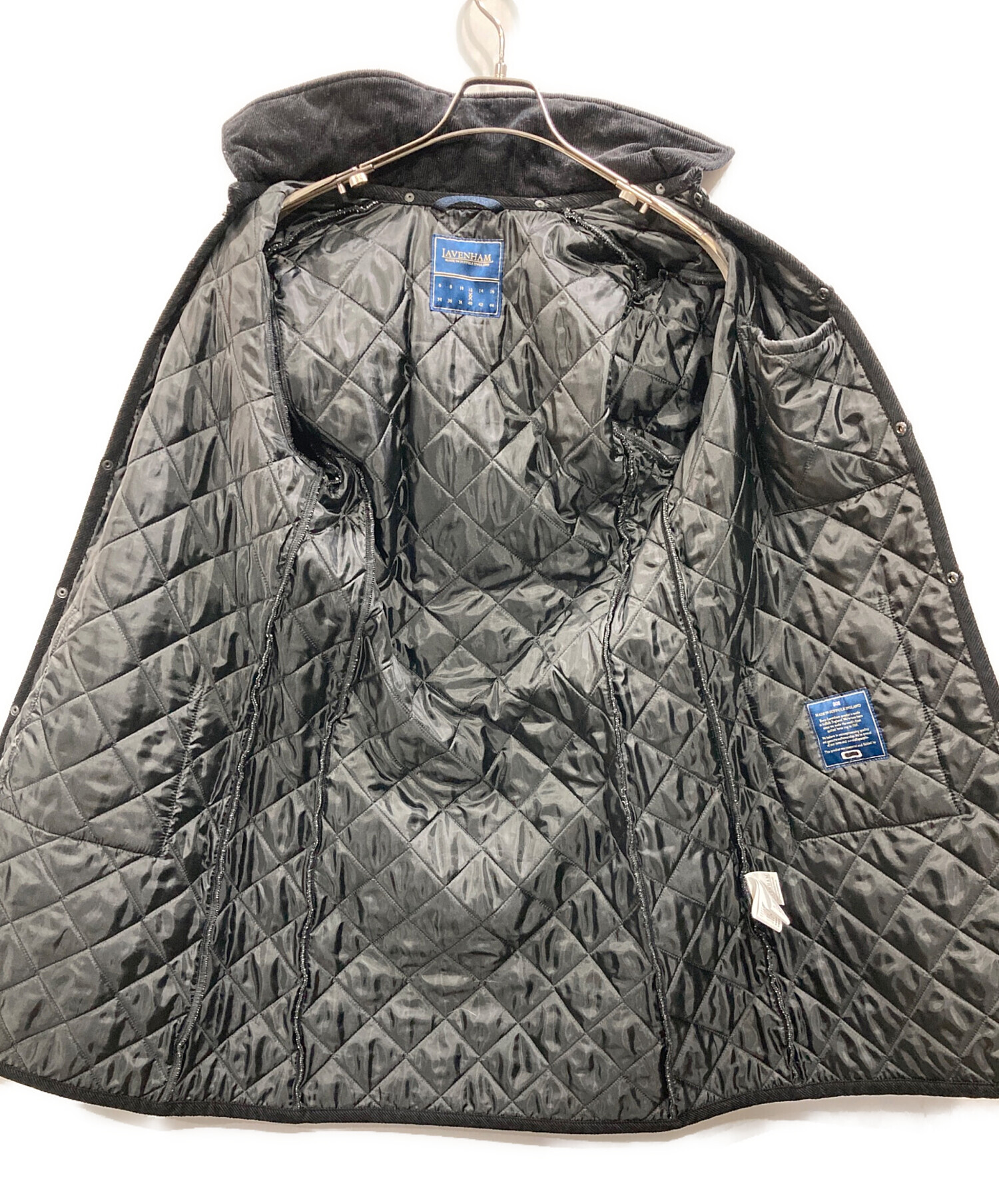 中古・古着通販】LAVENHAM (ラベンハム) キルティングコート グレー 