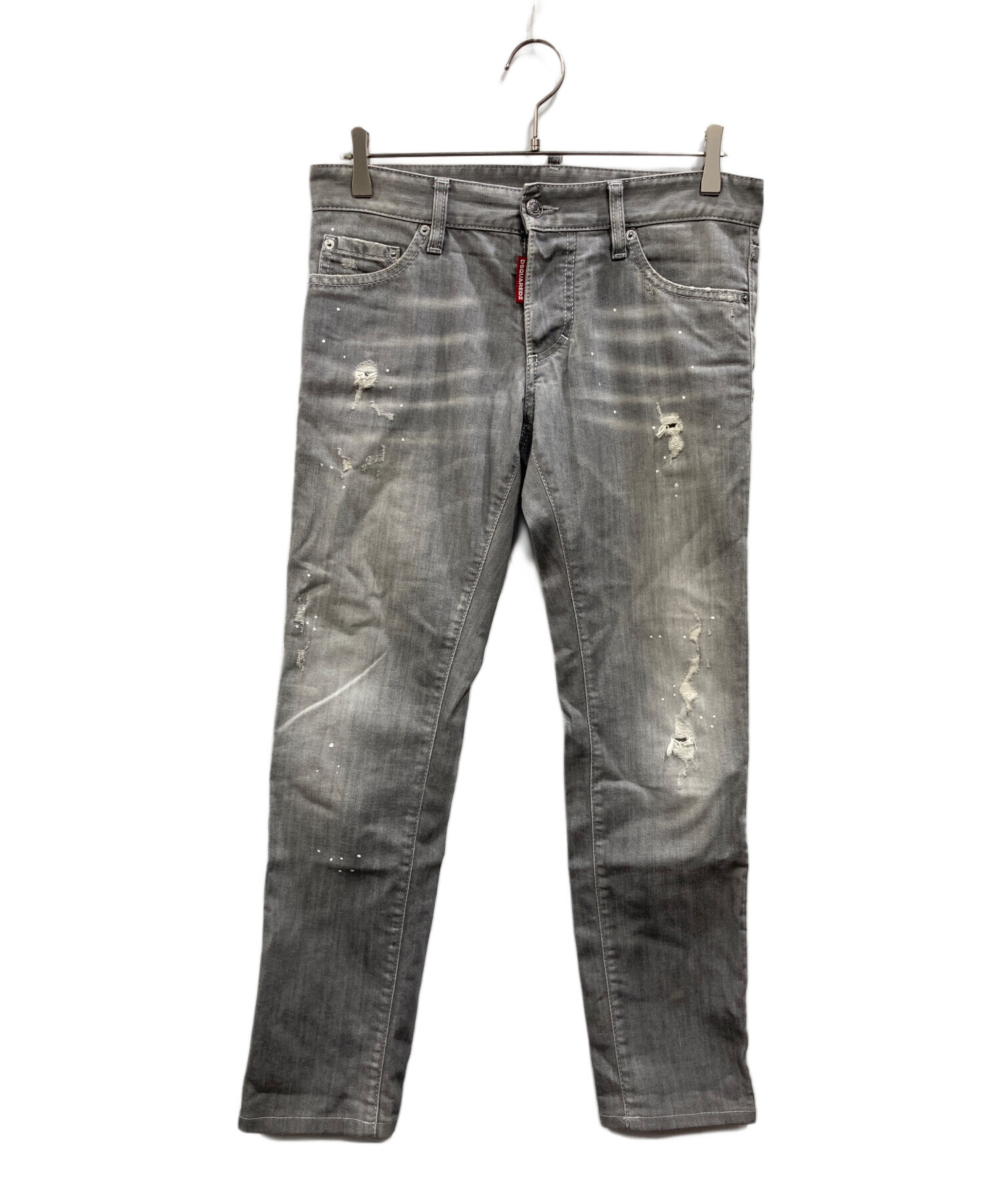 中古・古着通販】DSQUARED2 (ディースクエアード) デニムパンツ グレー