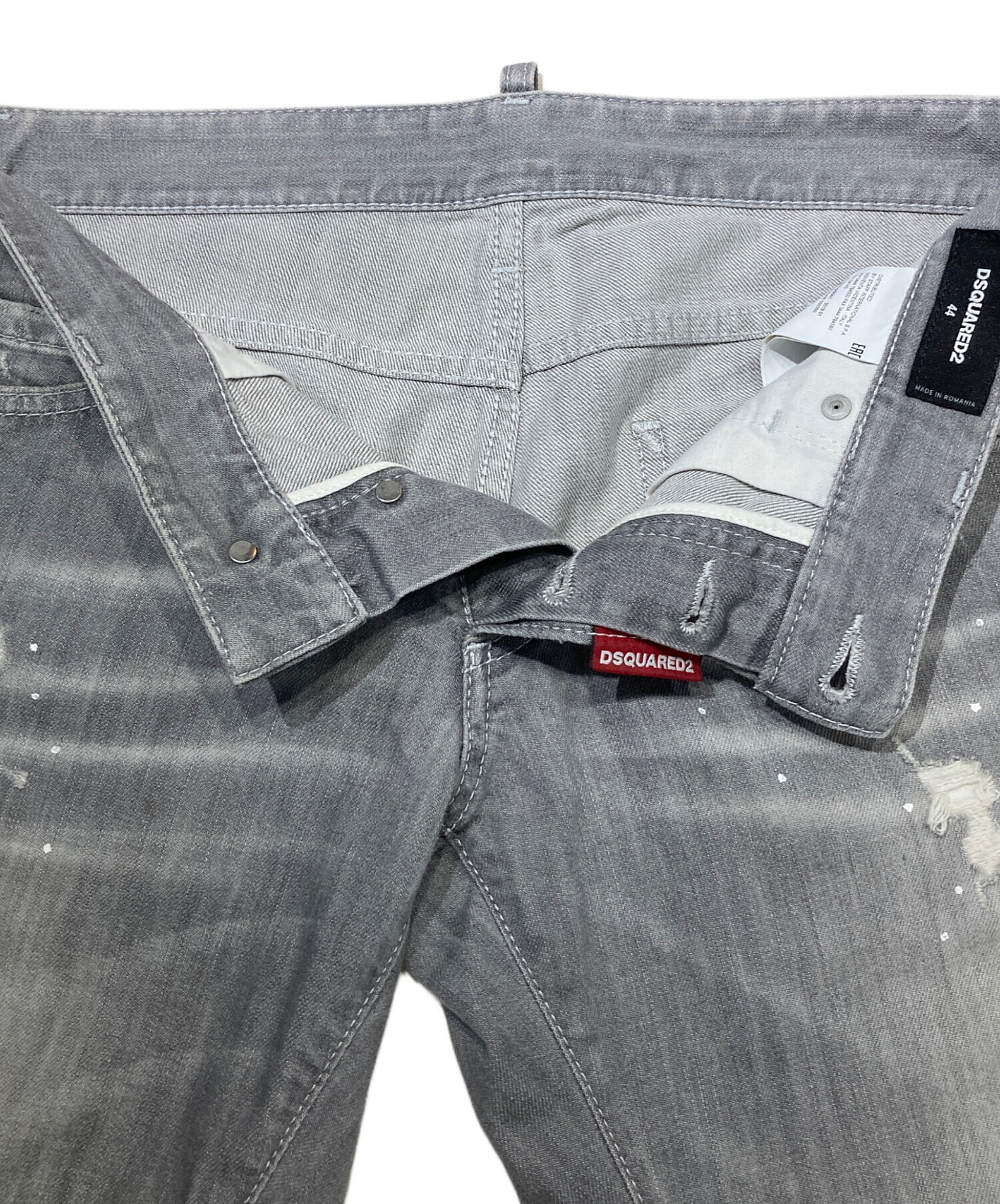 中古・古着通販】DSQUARED2 (ディースクエアード) デニムパンツ グレー