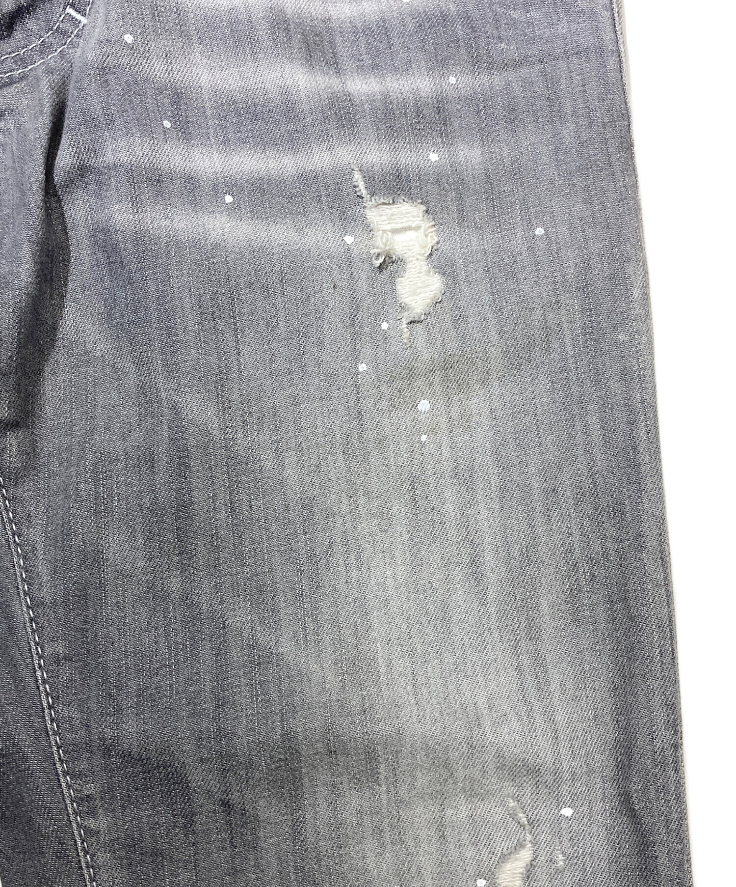 中古・古着通販】DSQUARED2 (ディースクエアード) デニムパンツ グレー