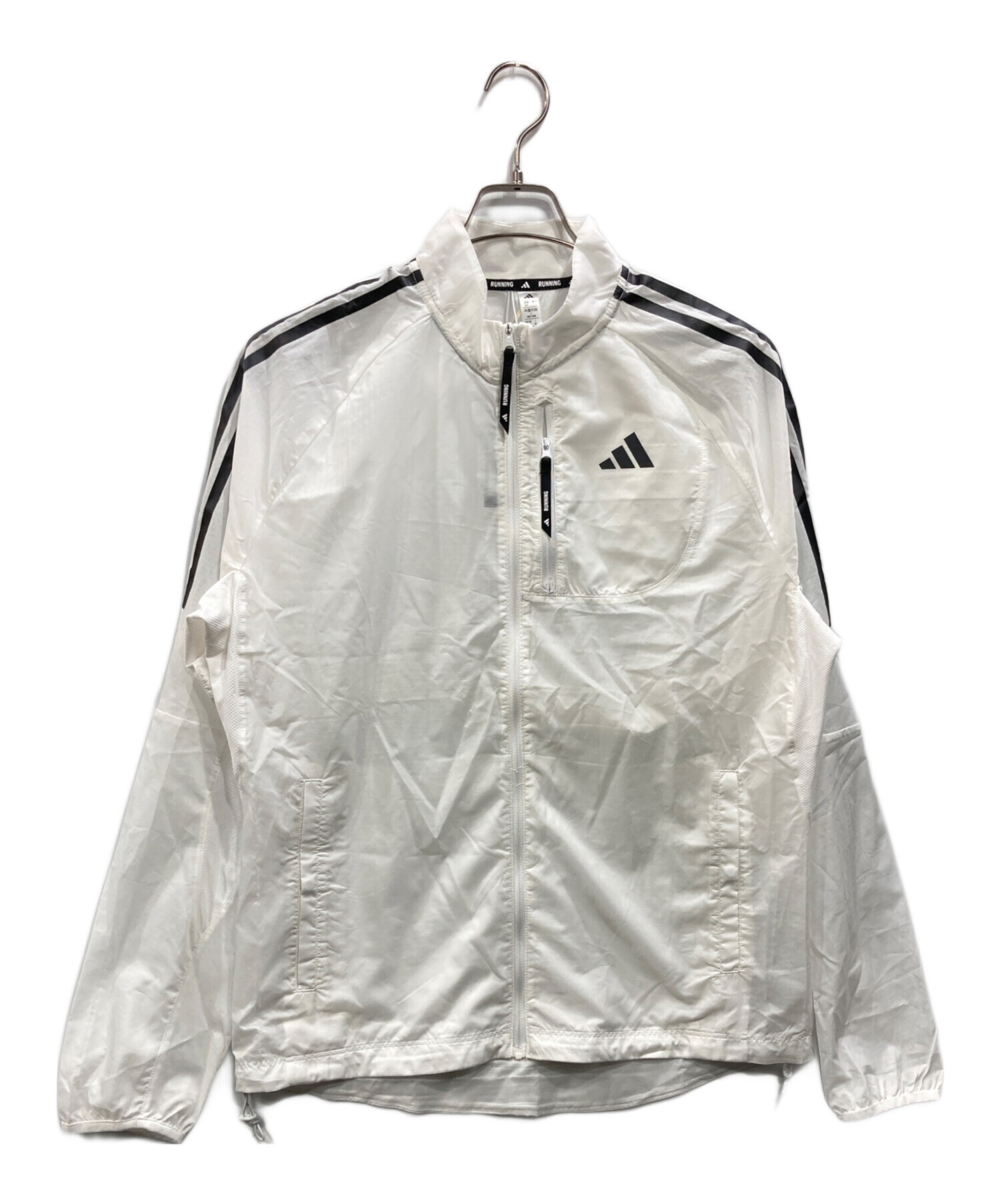 中古・古着通販】adidas (アディダス) ナイロンジャケット ホワイト