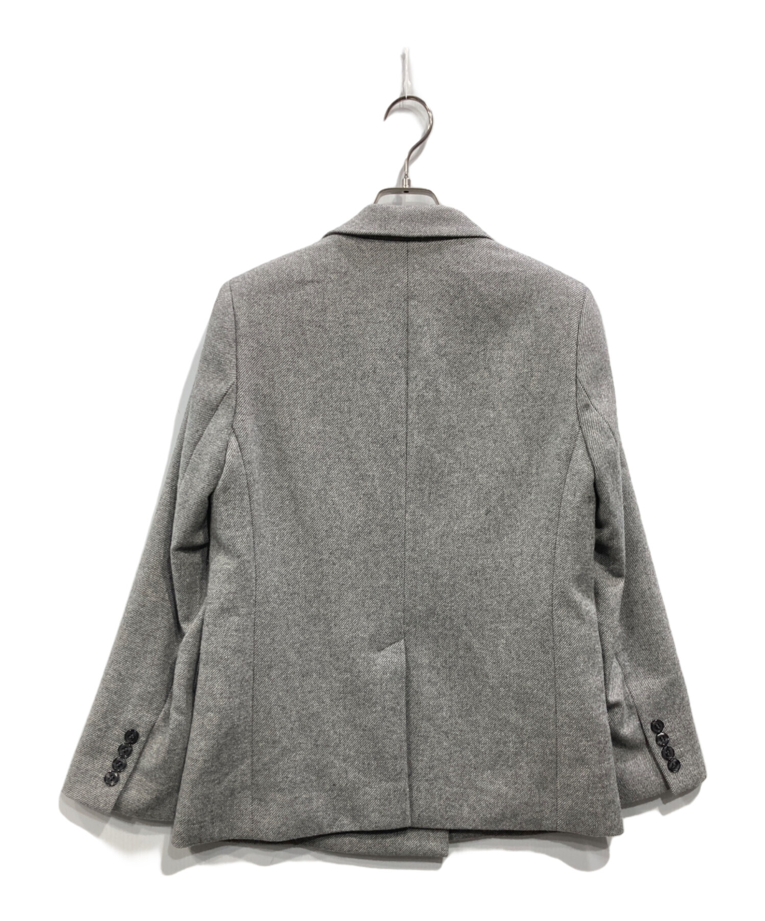 新品タグ付　FRAY I.D ジャケット　グレー　サイズ0 中古・古着通販】FRAY ID (フレイ アイディー) ダブルボタンウール