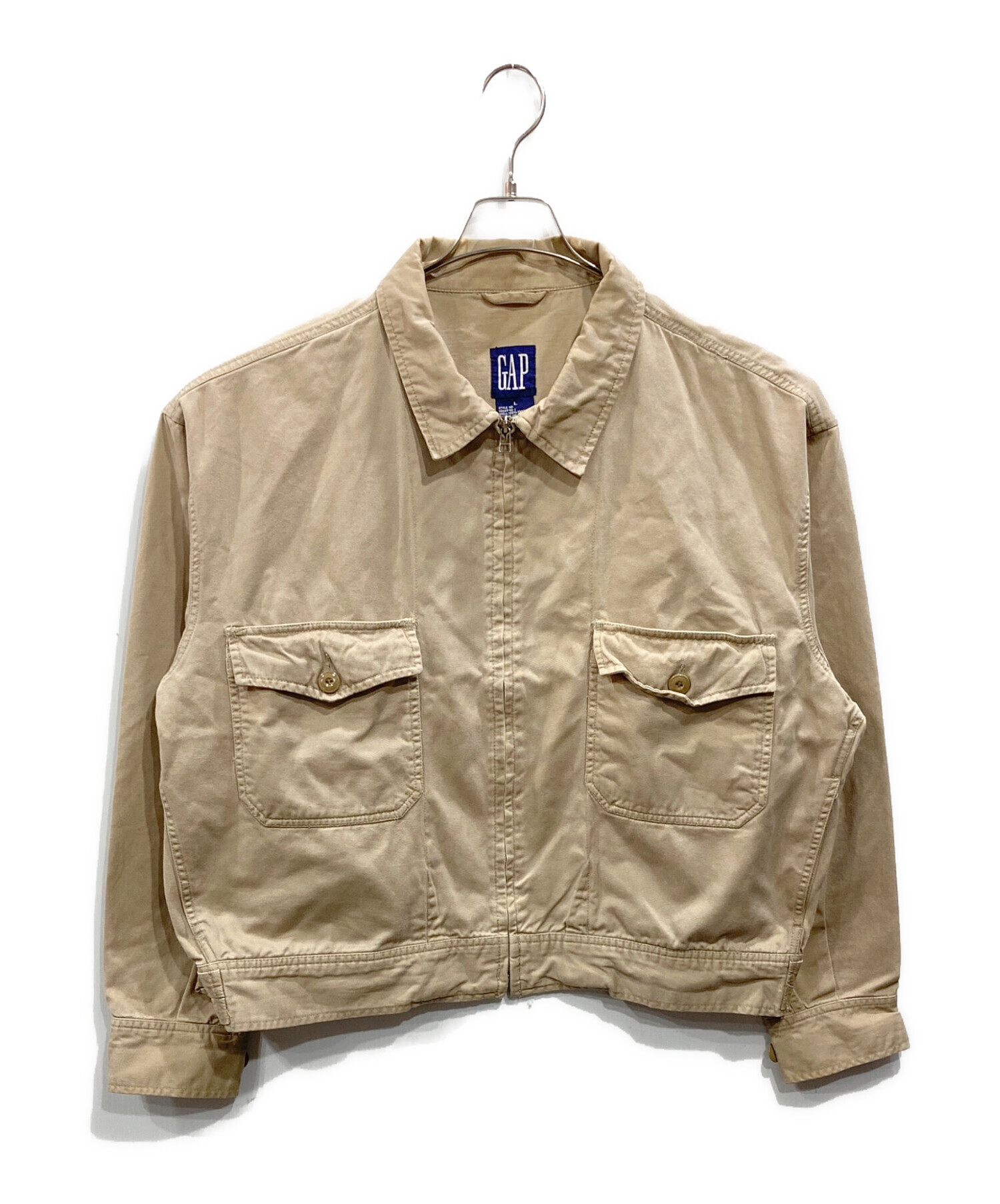 中古・古着通販】GAP (ギャップ) コットンジャケット ベージュ サイズ 