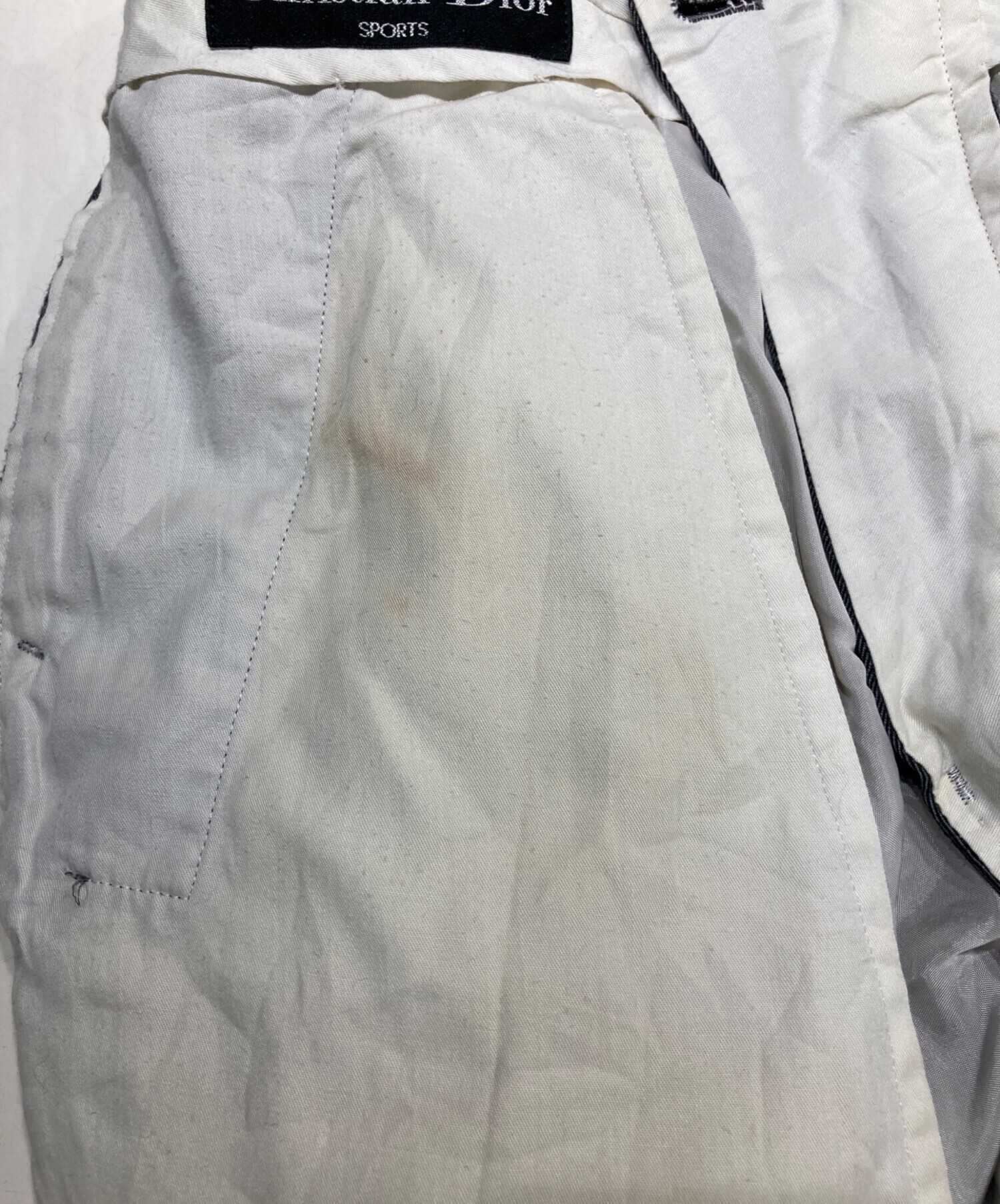 【値下】Christian Dior sports ディオール リネンスラックス 中古・古着通販】Christian Dior Sports (クリスチャン ディオール