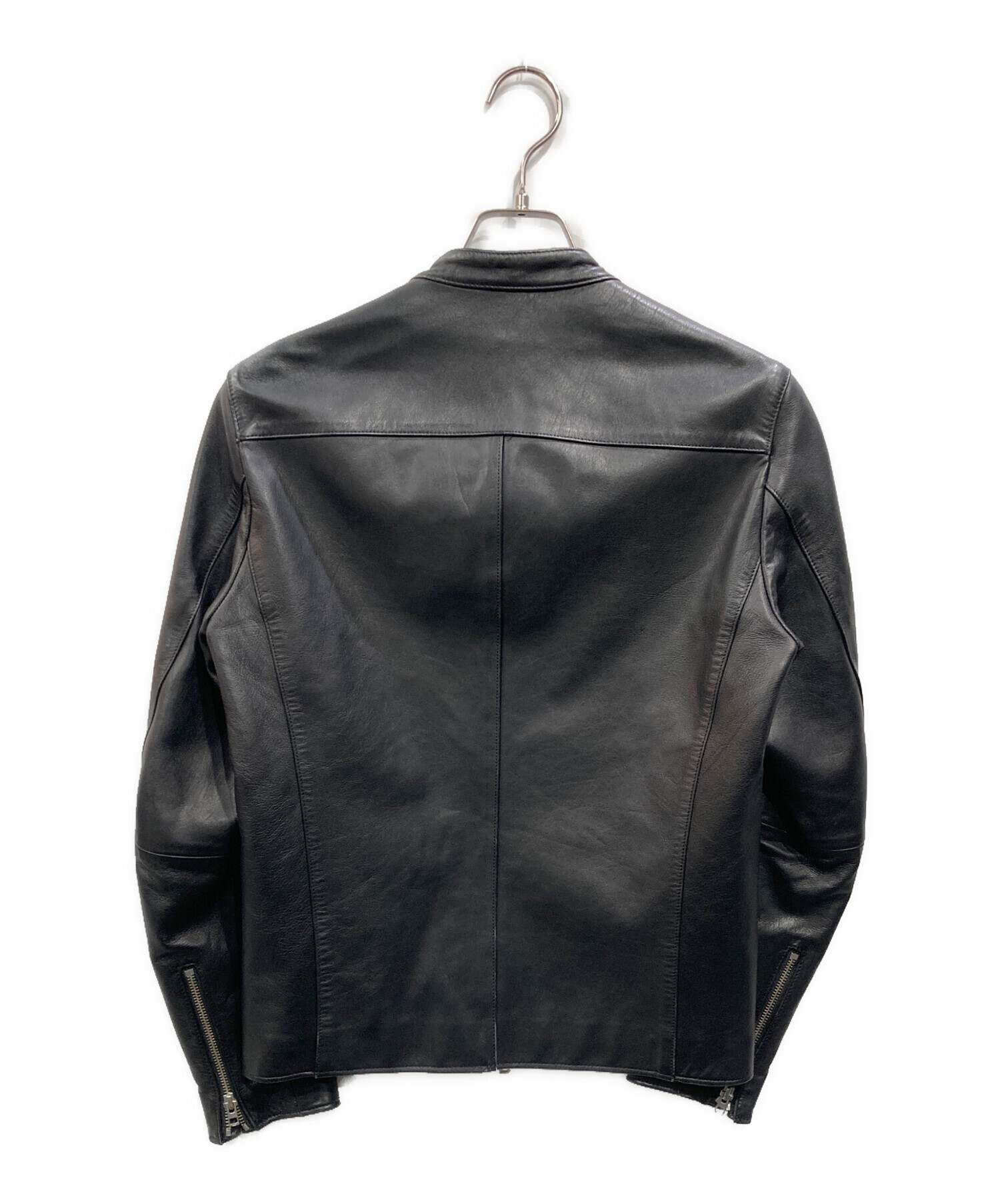 LIDnM ブラック シングルライダースジャケット　Ｍサイズ　新品、未使用 中古・古着通販】LIDnM (リドム) ライダースジャケット ブラック