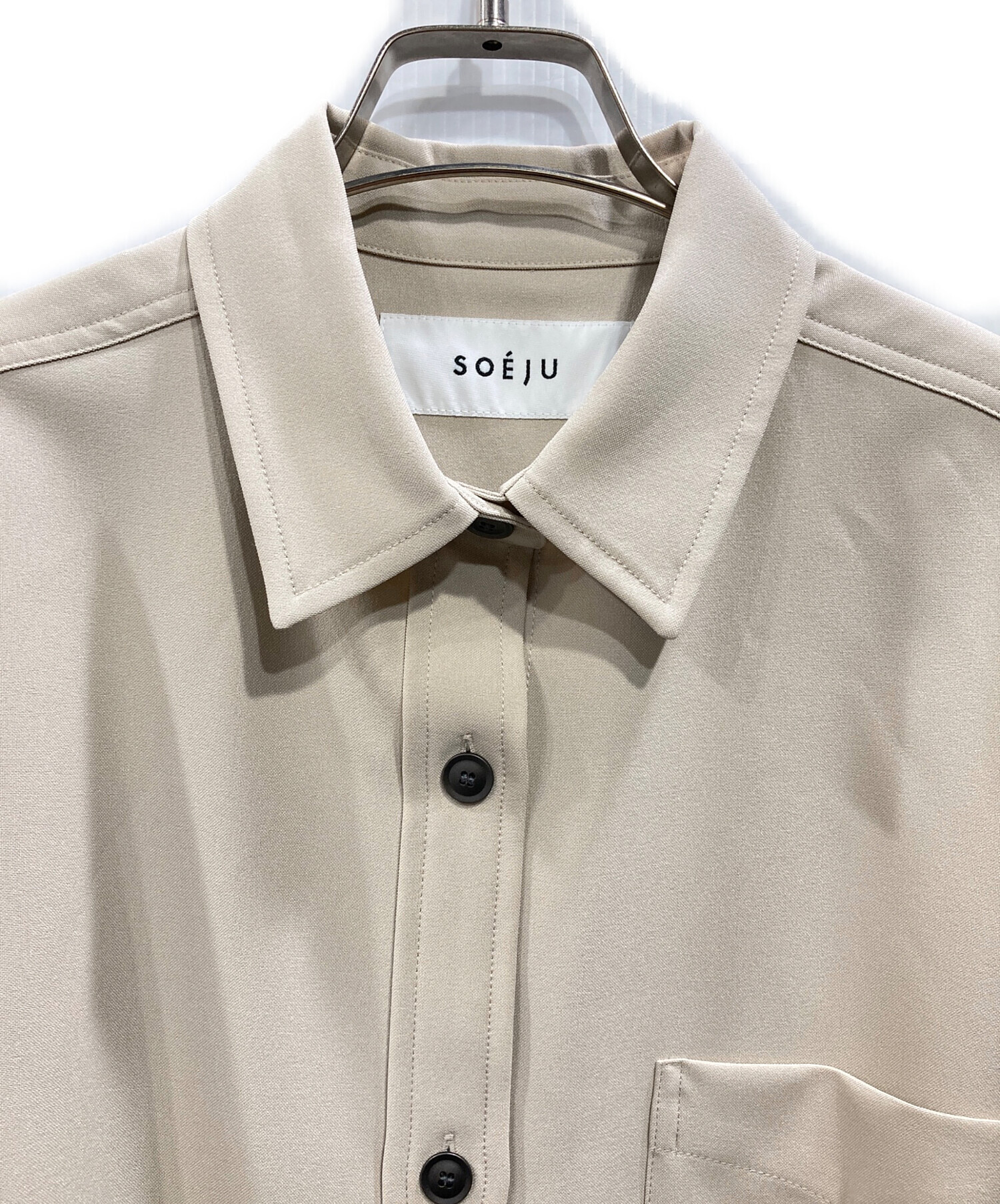 中古・古着通販】SOEJU (ソージュ) ソフトオックスシャツワンピース