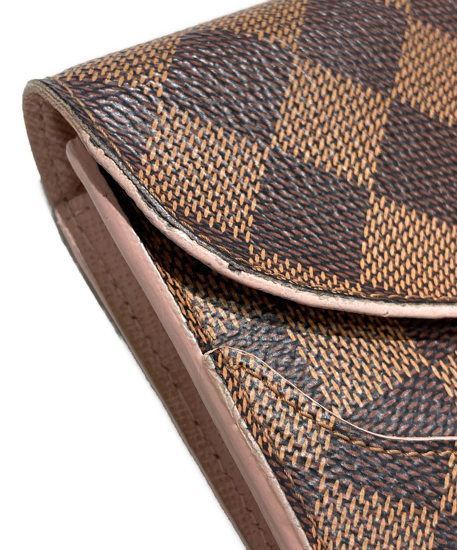 長財布　レザー　ヴィンテージ　ダークブラウン　高級感　LVロゴ　　バッグ　綺麗 中古・古着通販】LOUIS VUITTON (ルイ ヴィトン) 長財布 ブラウン