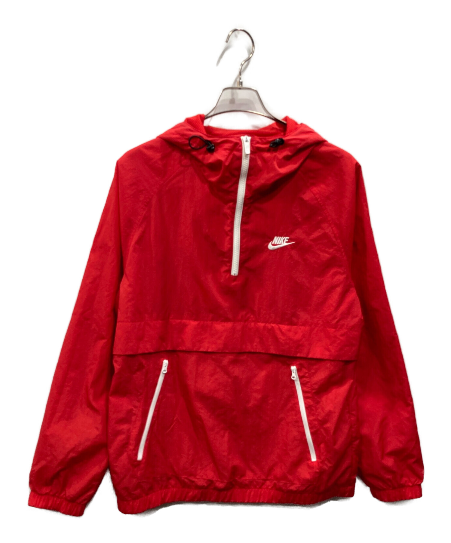 Nike アノラックジャケット Lレッド 中古・古着通販】NIKE (ナイキ) ジャケット レッド サイズ:S｜ブランド