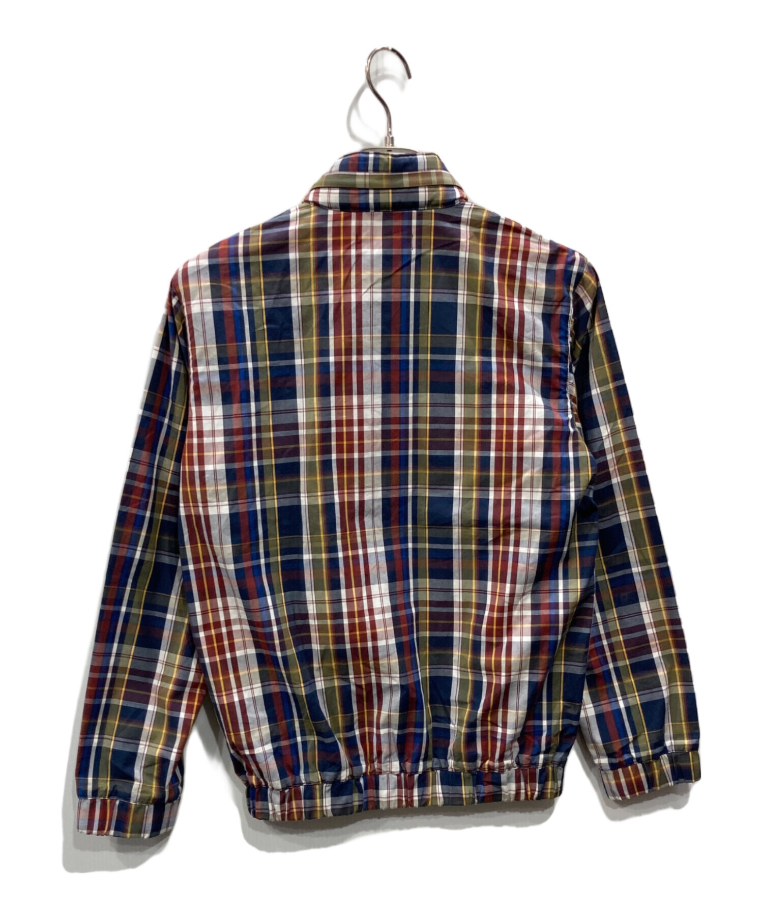FRED PERRY フレッドペリー ハリントンジャケット タータンチェック S 即決 FRED PERRY メンズ S ハリントンジャケット フレッドペリー 緑