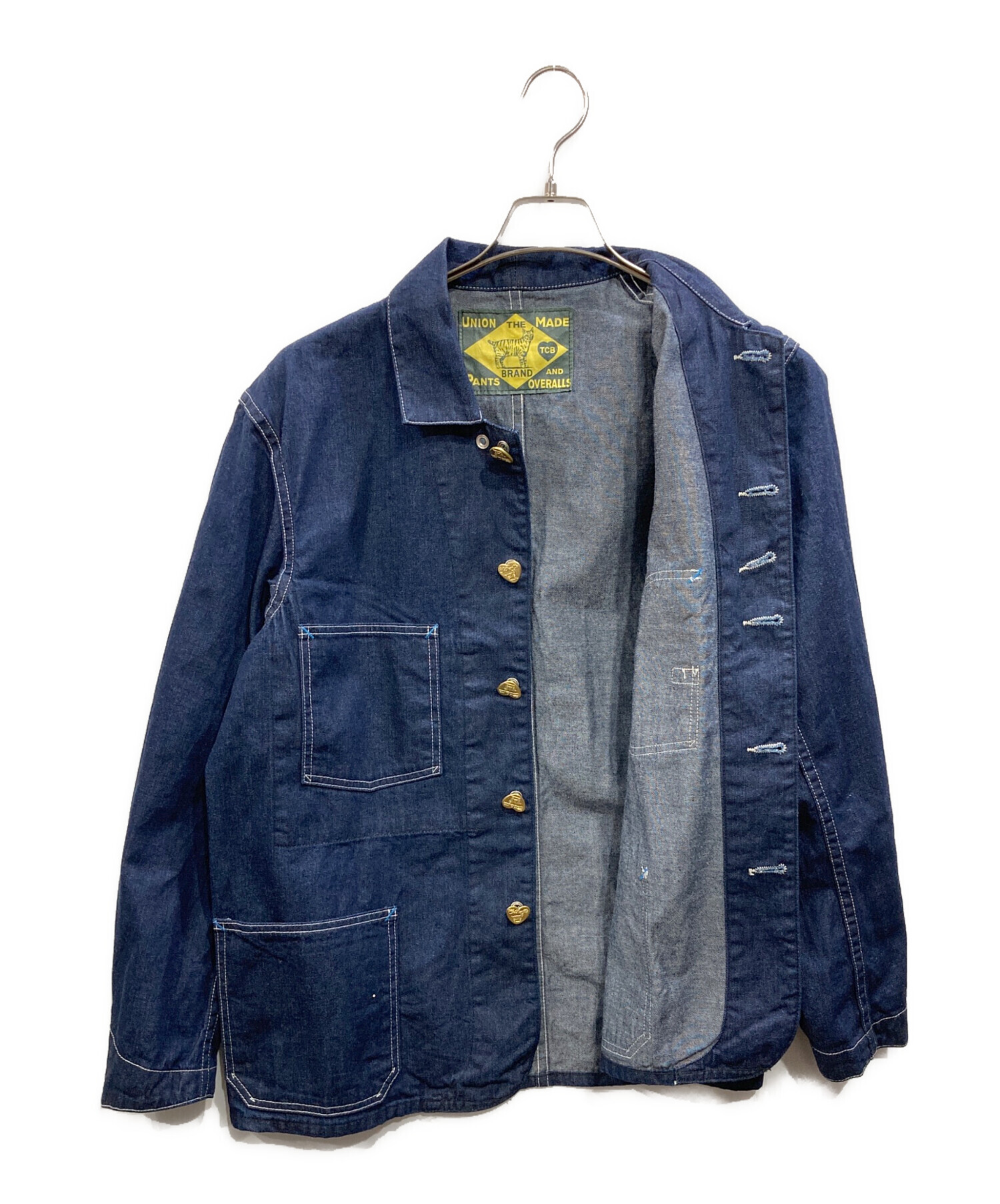 TCB jeans ジーンズ Cathartt Chore Coat 青 36 中古・古着通販】TCB jeans (ティーシービー ジーンズ) cathartt chore