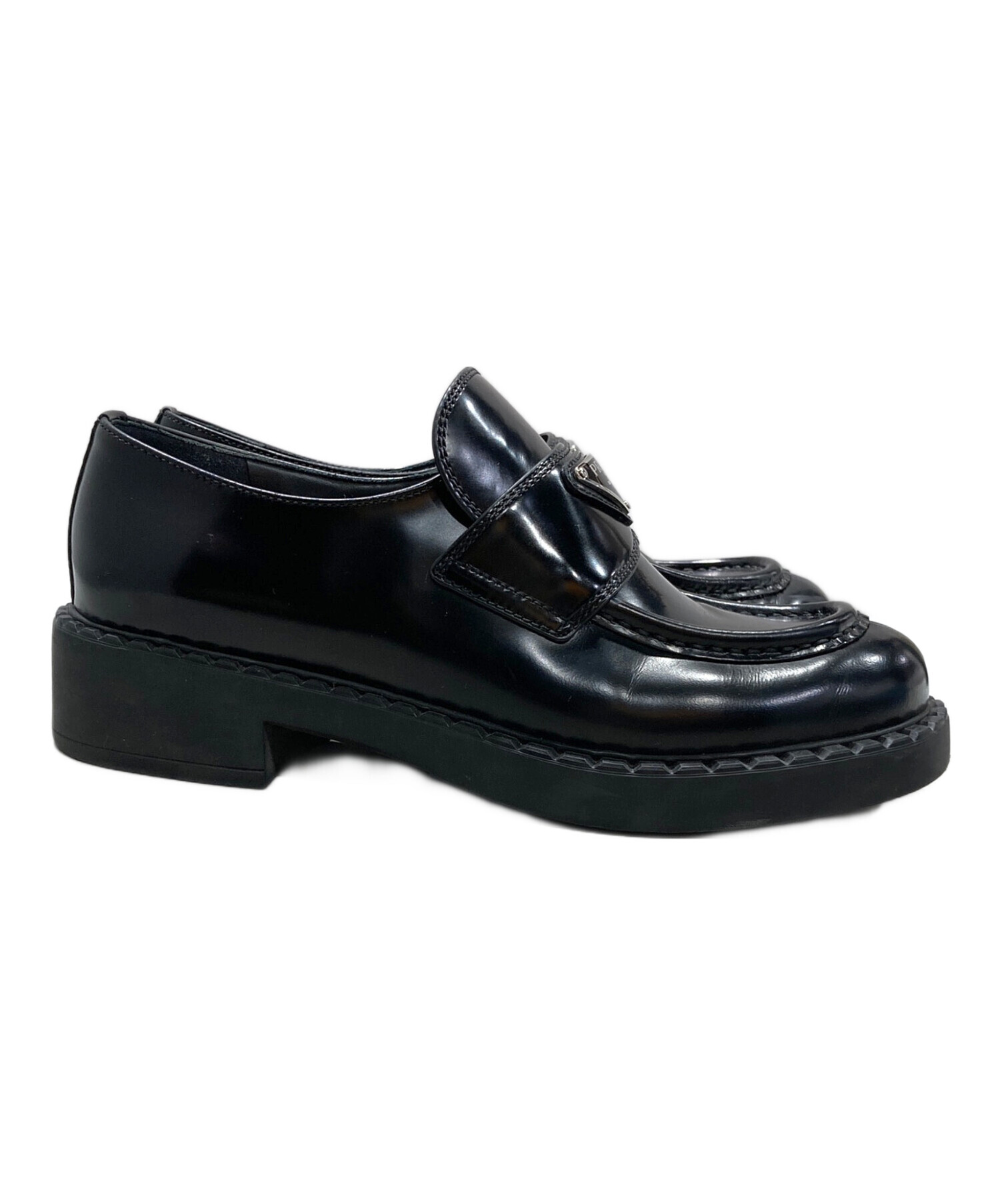 中古・古着通販】PRADA (プラダ) チョコレートブラッシュレザー