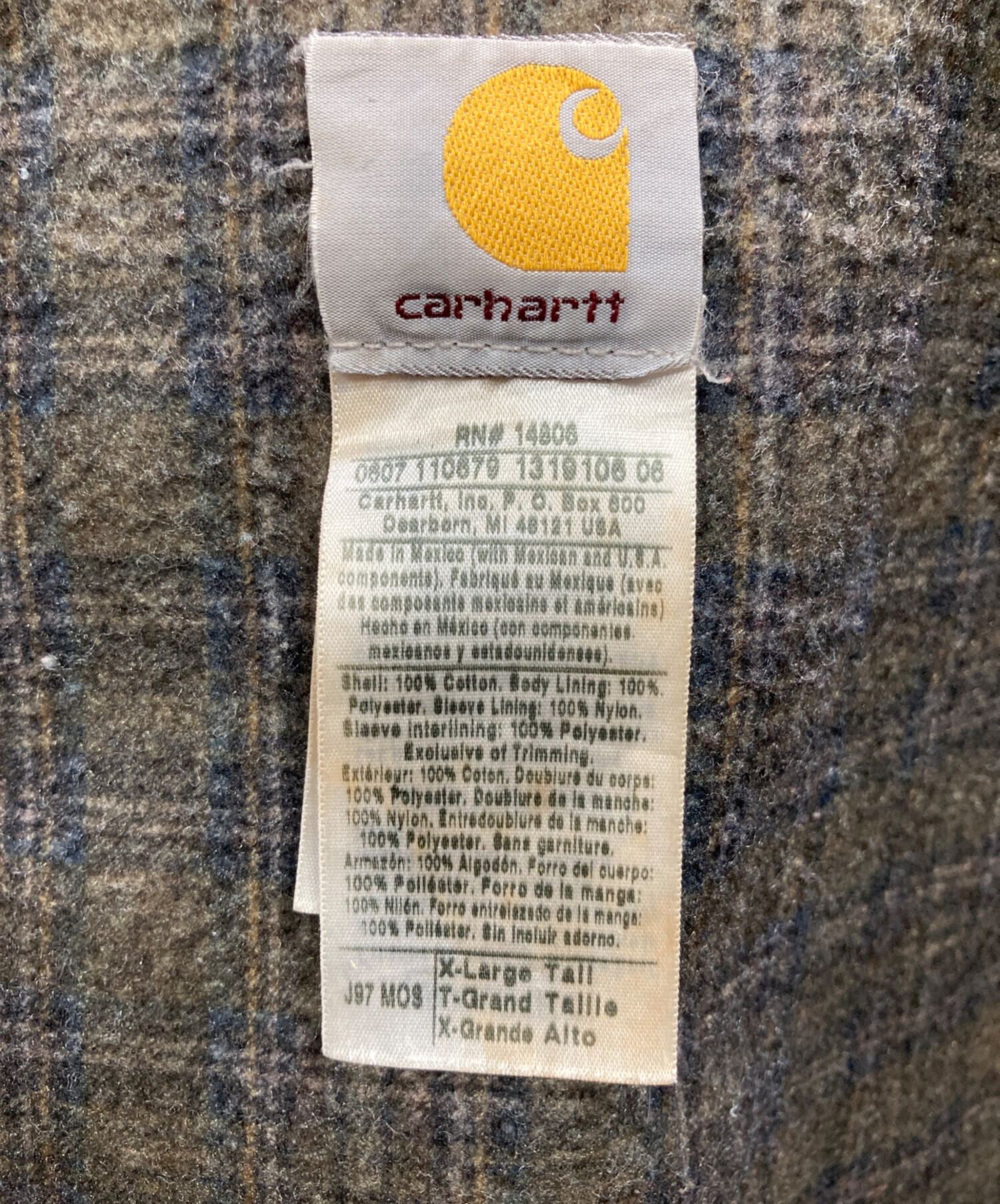 中古・古着通販】CarHartt (カーハート) デトロイトジャケット モス 