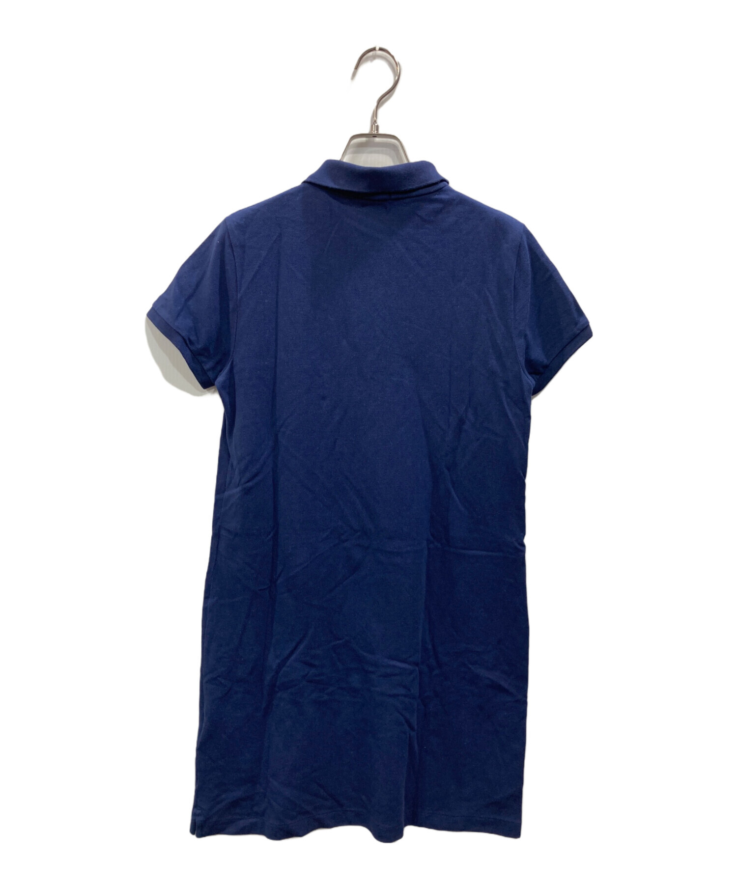 ポロラルフローレン ポロシャツ 半袖 ワンピース ネイビー ポロベア 中古・古着通販】POLO RALPH LAUREN (ポロ・ラルフローレン