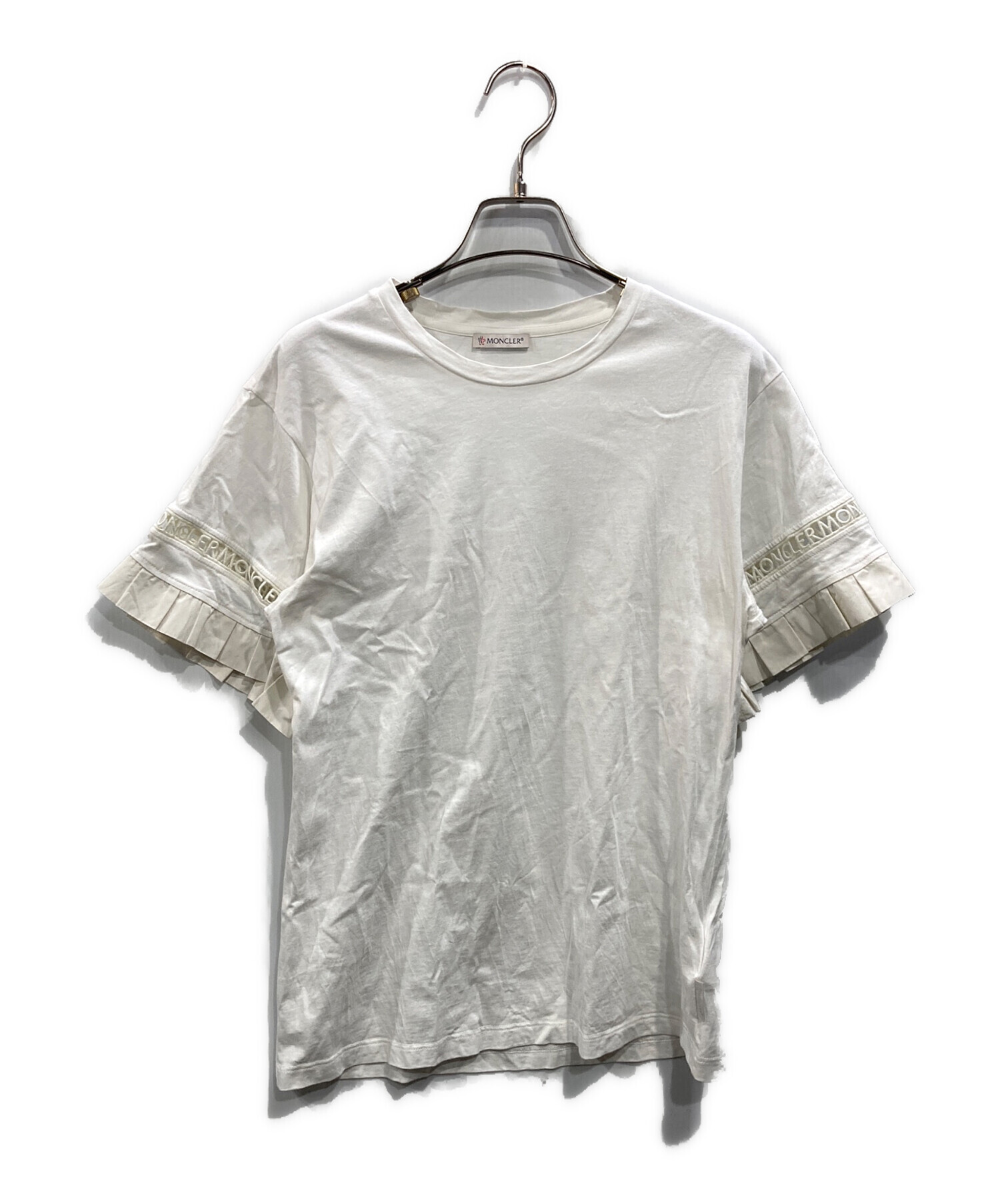 中古・古着通販】MONCLER (モンクレール) T-SHIRT GIROCOLLO ホワイト 