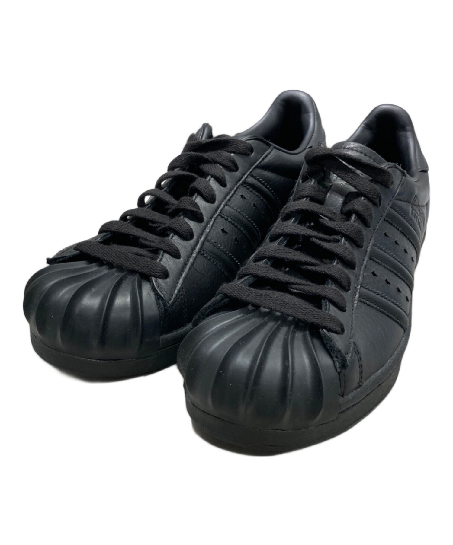 adidas × Thug Club SUPERSTAR ブラック 27cm 中古・古着通販】adidas (アディダス) SUPERSTAR VINTAGE THUG CLUB
