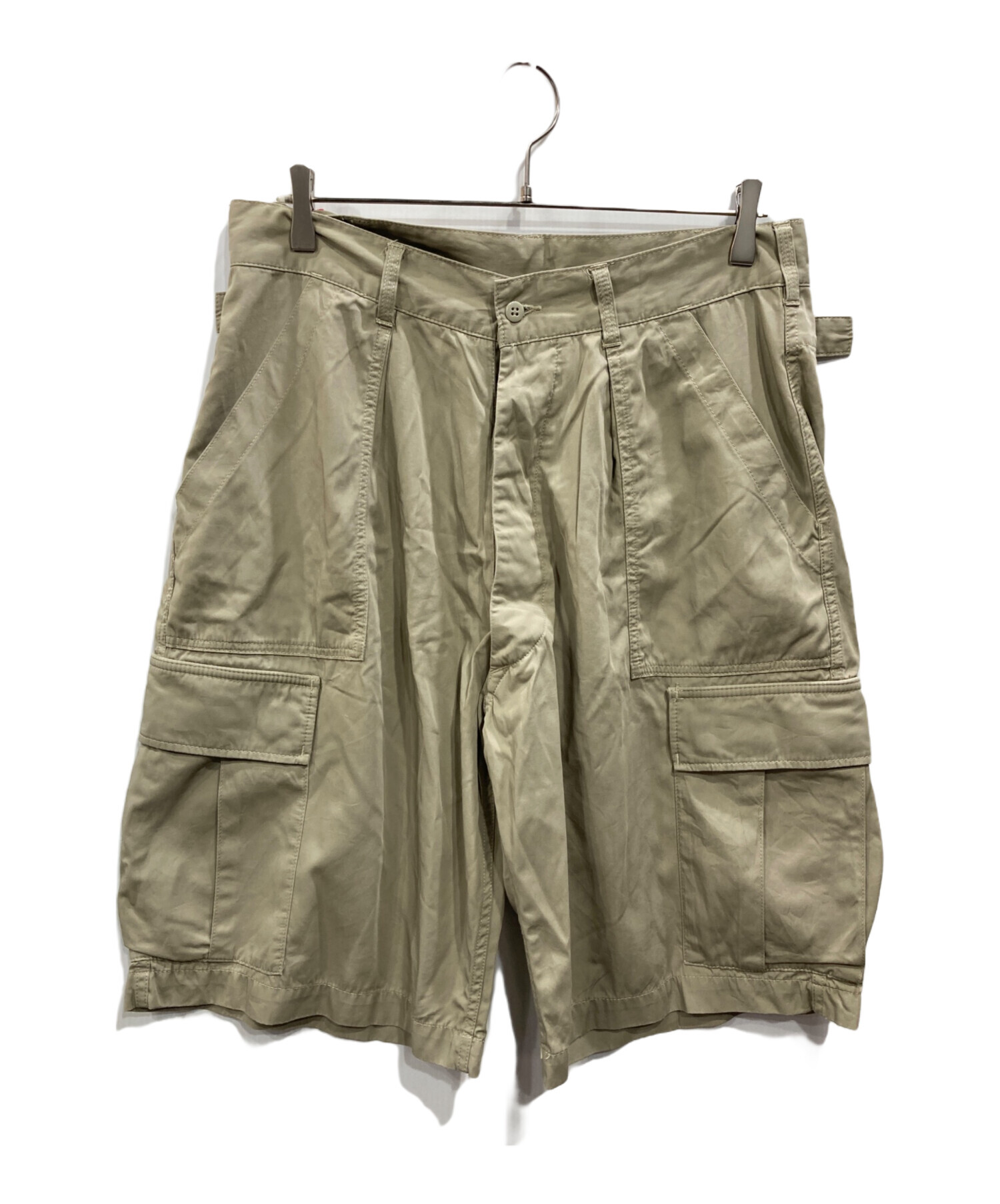 中古・古着通販】EVISU (エヴィス) カーゴハーフパンツ ベージュ