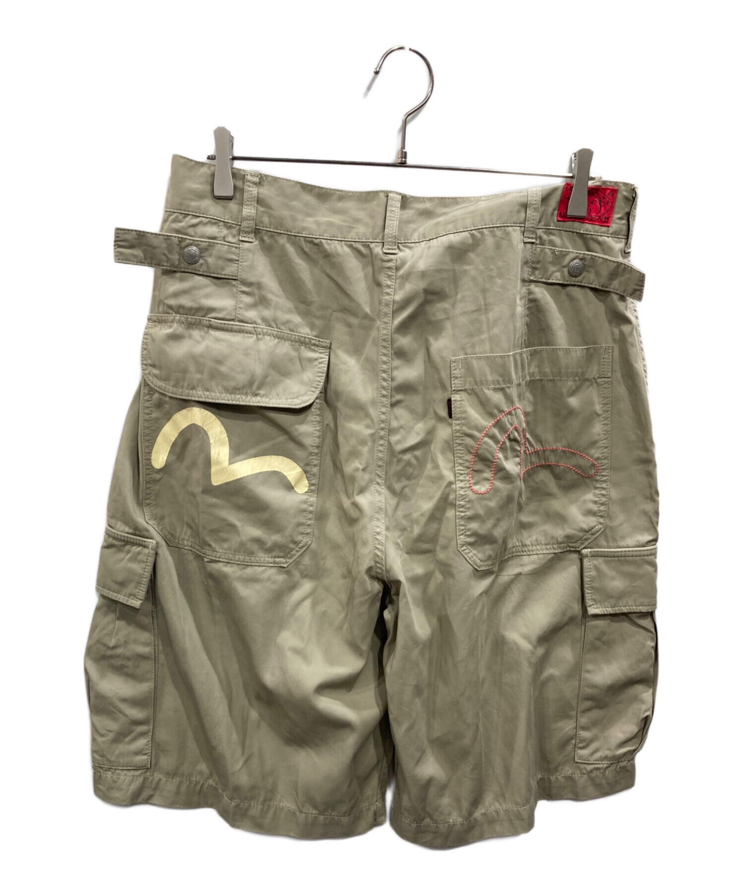 中古・古着通販】EVISU (エヴィス) カーゴハーフパンツ ベージュ