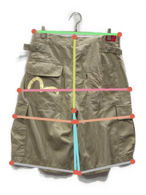 中古・古着通販】EVISU (エヴィス) カーゴハーフパンツ ベージュ