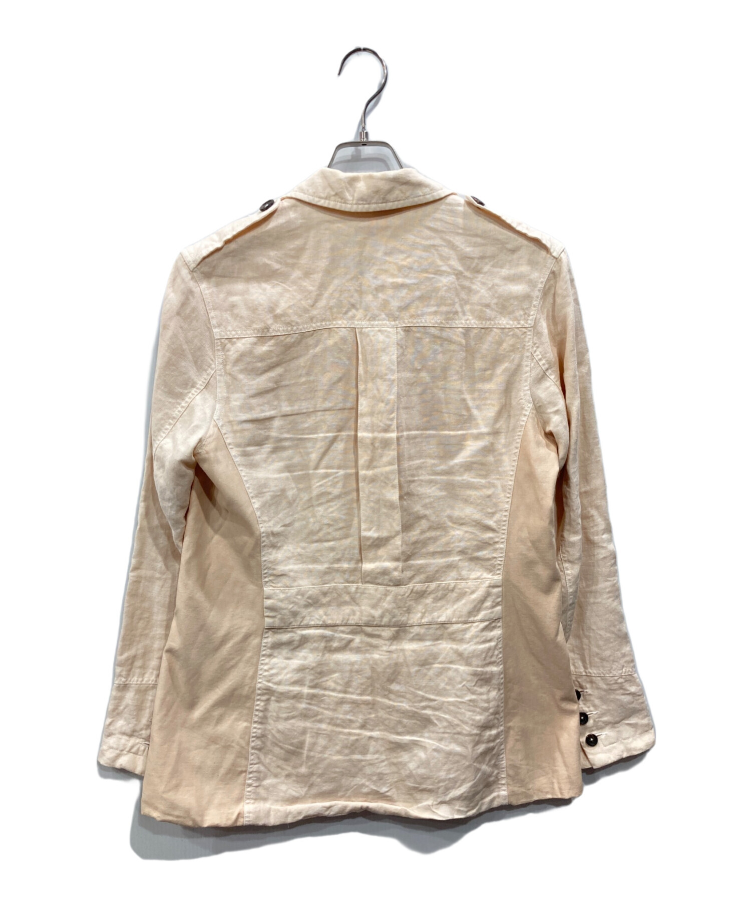 polo Ralph Lauren イタリア製　サファリジャケット 中古・古着通販】POLO RALPH LAUREN (ポロ・ラルフローレン) リネン
