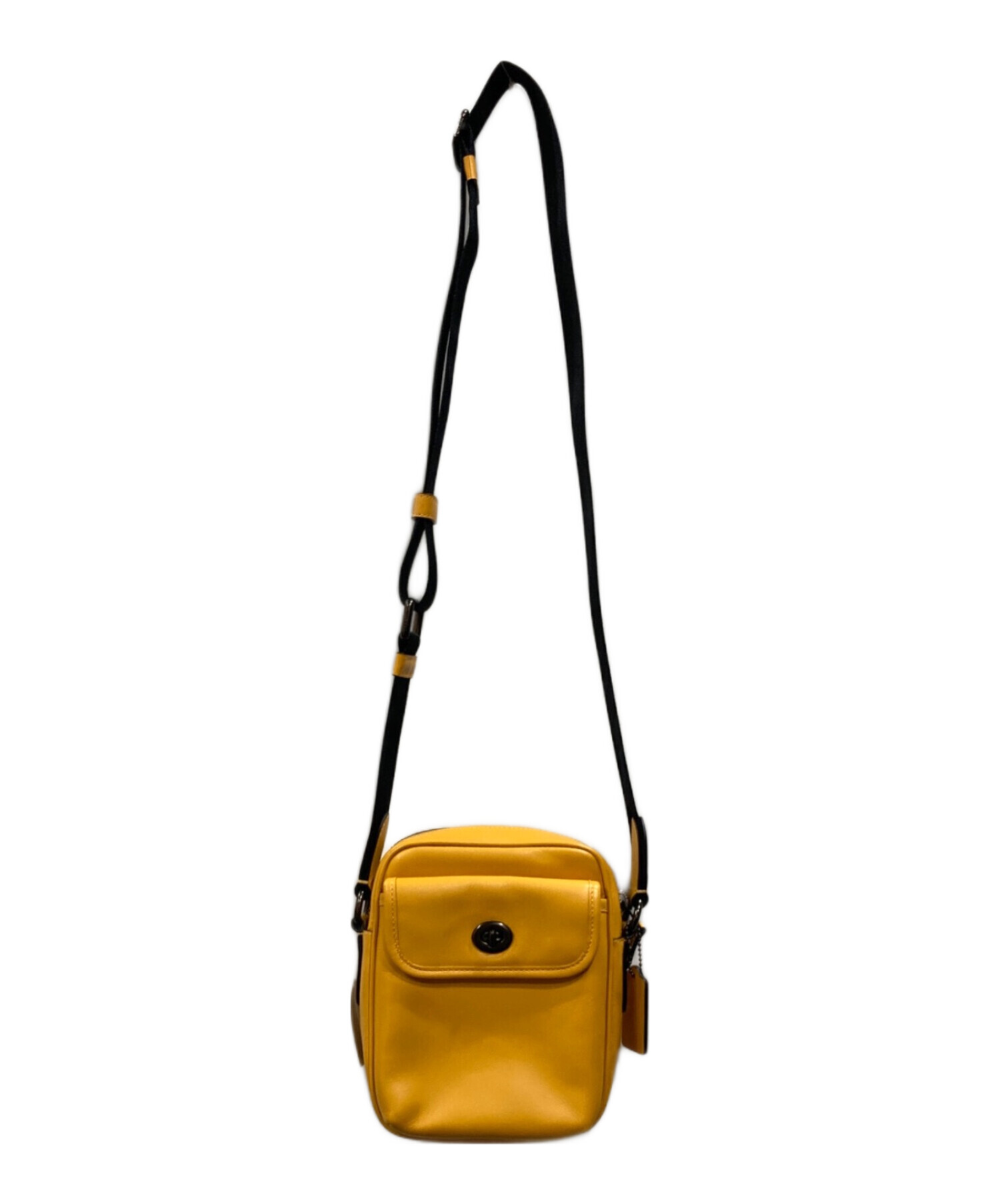 中古・古着通販】COACH (コーチ) ショルダーバッグ イエロー｜ブランド