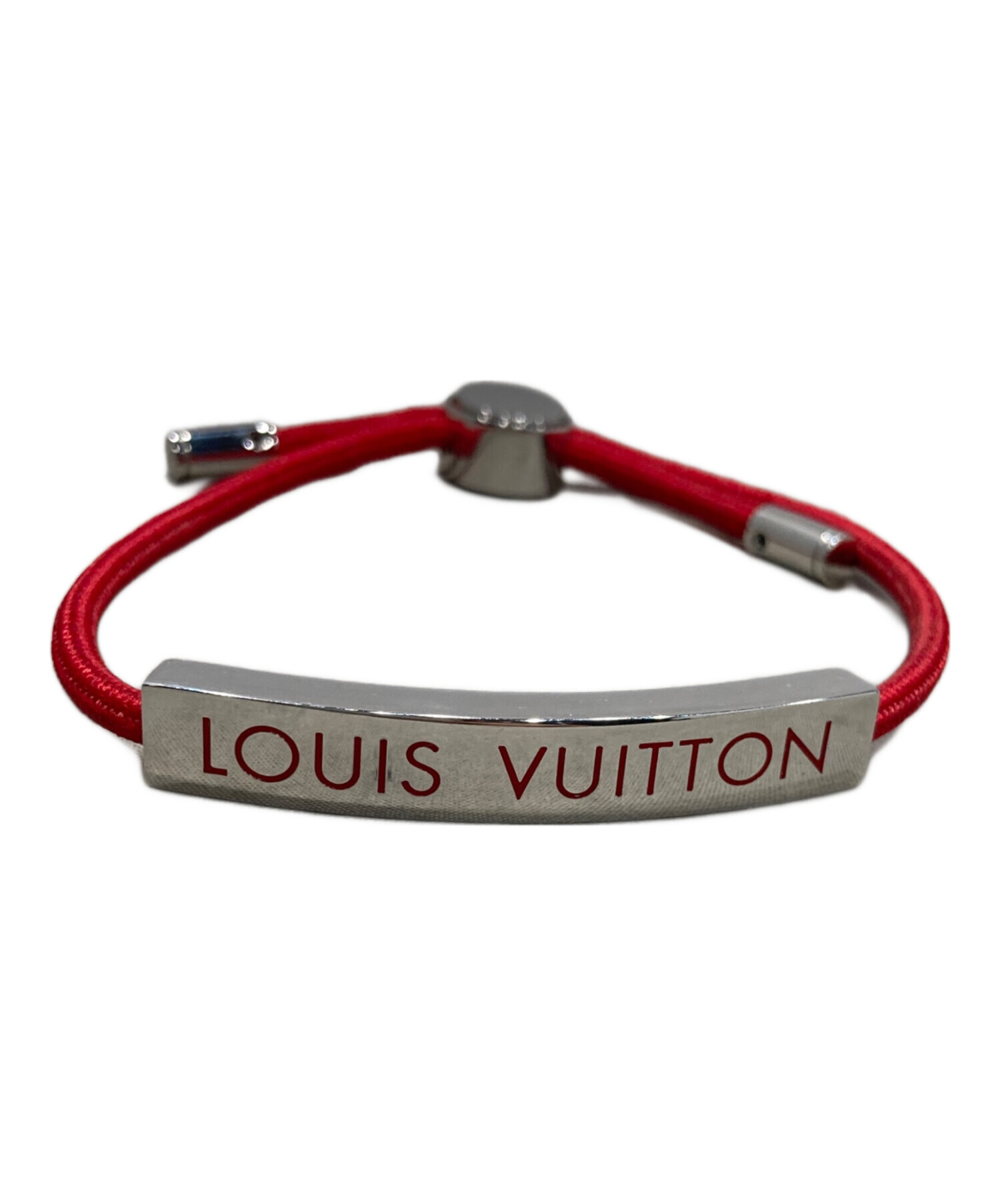 【中古美品】ルイ・ヴィトン ブラスレ セリュールM92750バングル 黒革 中古・古着通販】LOUIS VUITTON (ルイ ヴィトン) ブラスレ・LV