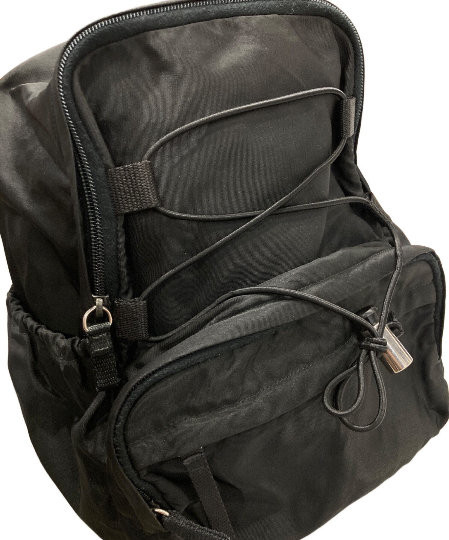 中古・古着通販】PRADA (プラダ) ナイロンリュック ブラック｜ブランド