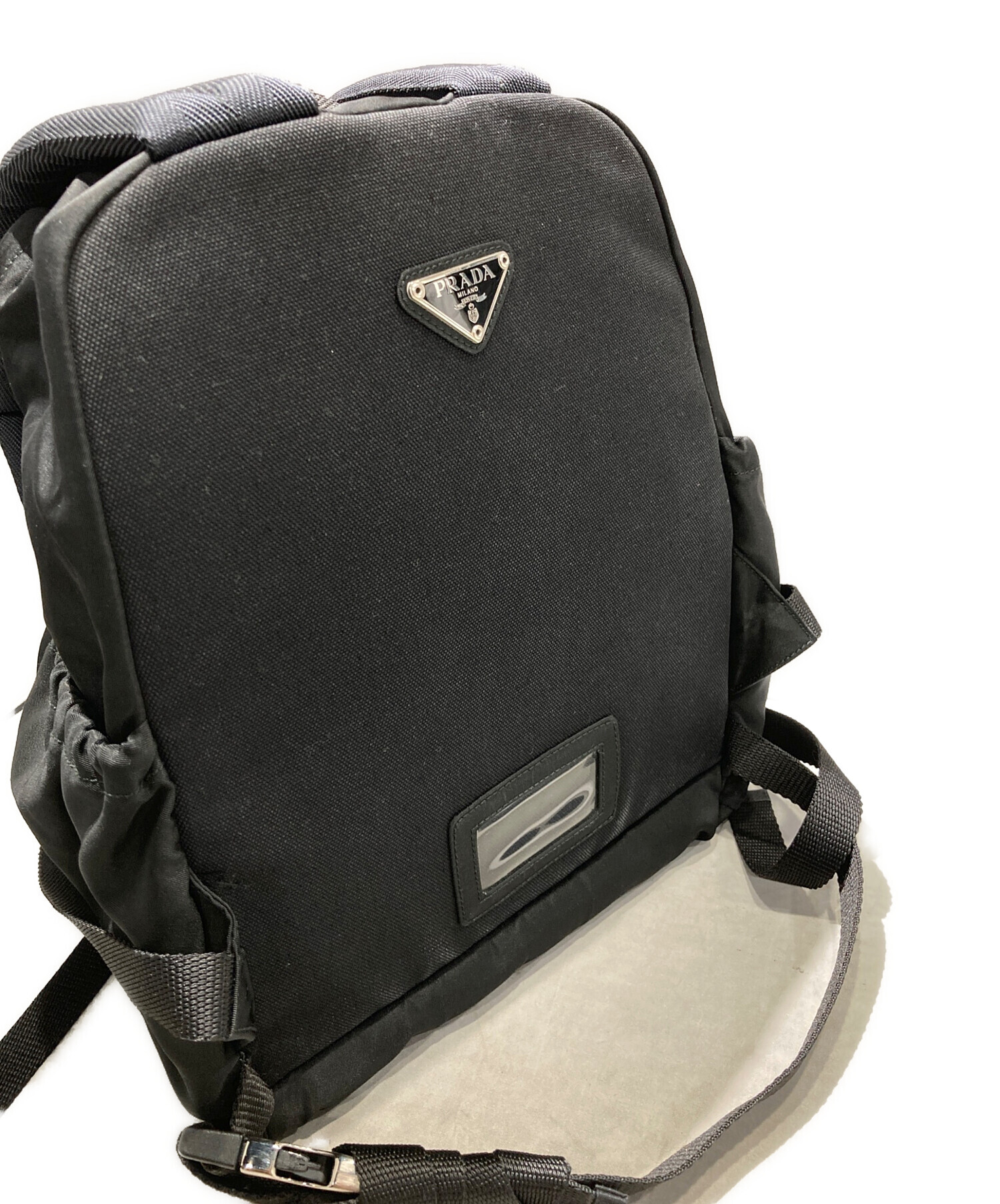 中古・古着通販】PRADA (プラダ) ナイロンリュック ブラック｜ブランド