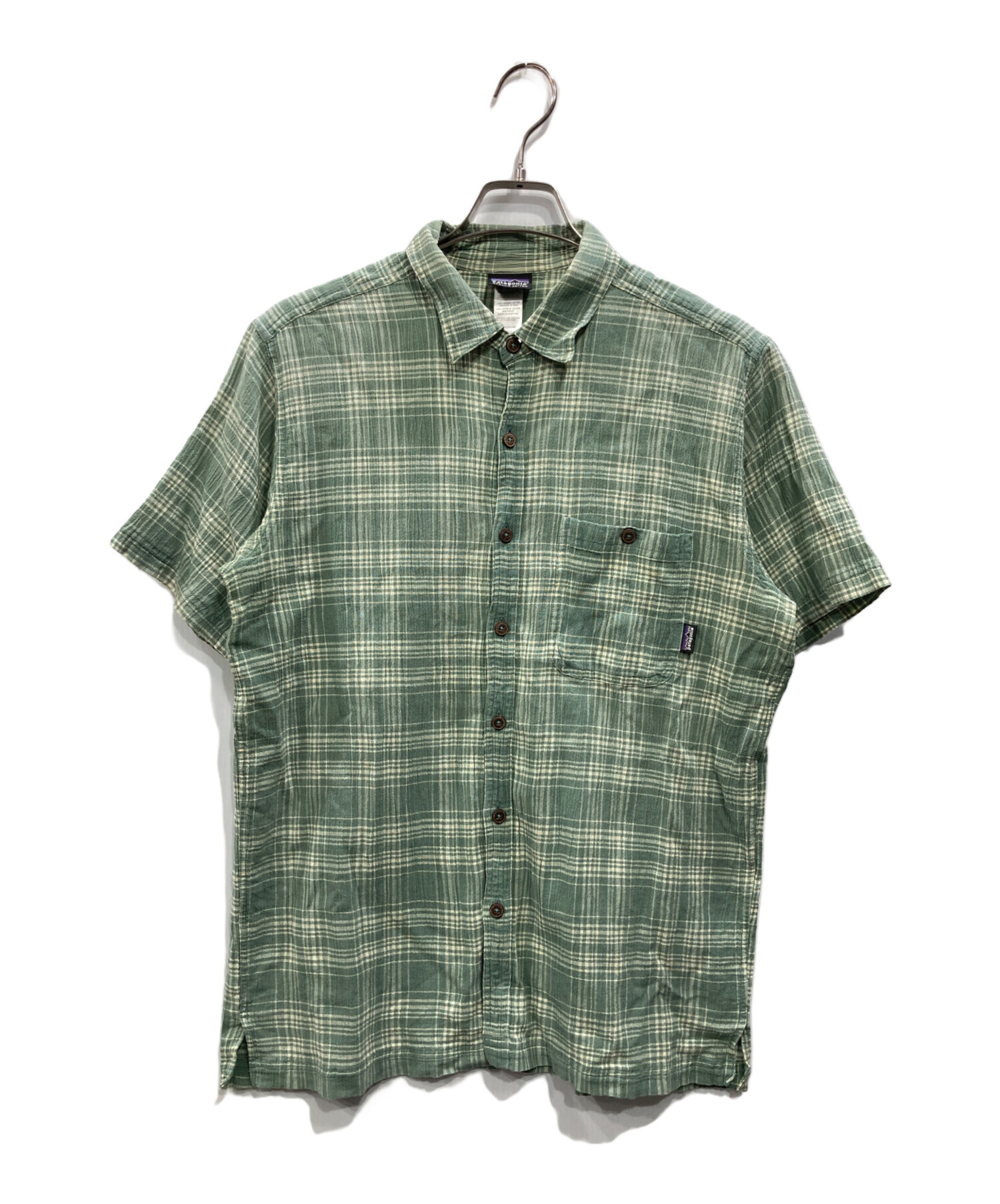 中古・古着通販】Patagonia (パタゴニア) 半袖シャツ グリーン サイズ