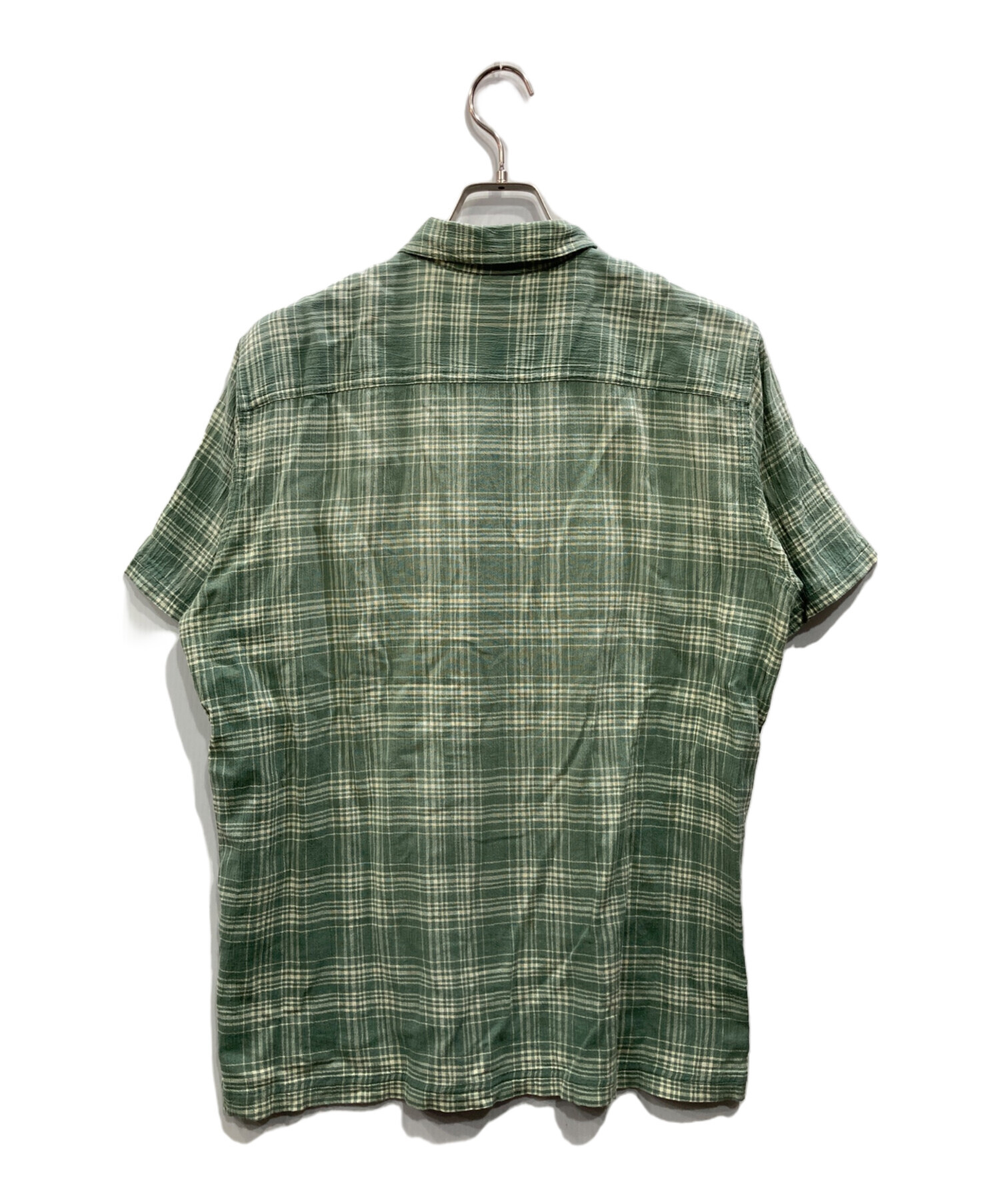 中古・古着通販】Patagonia (パタゴニア) 半袖シャツ グリーン サイズ