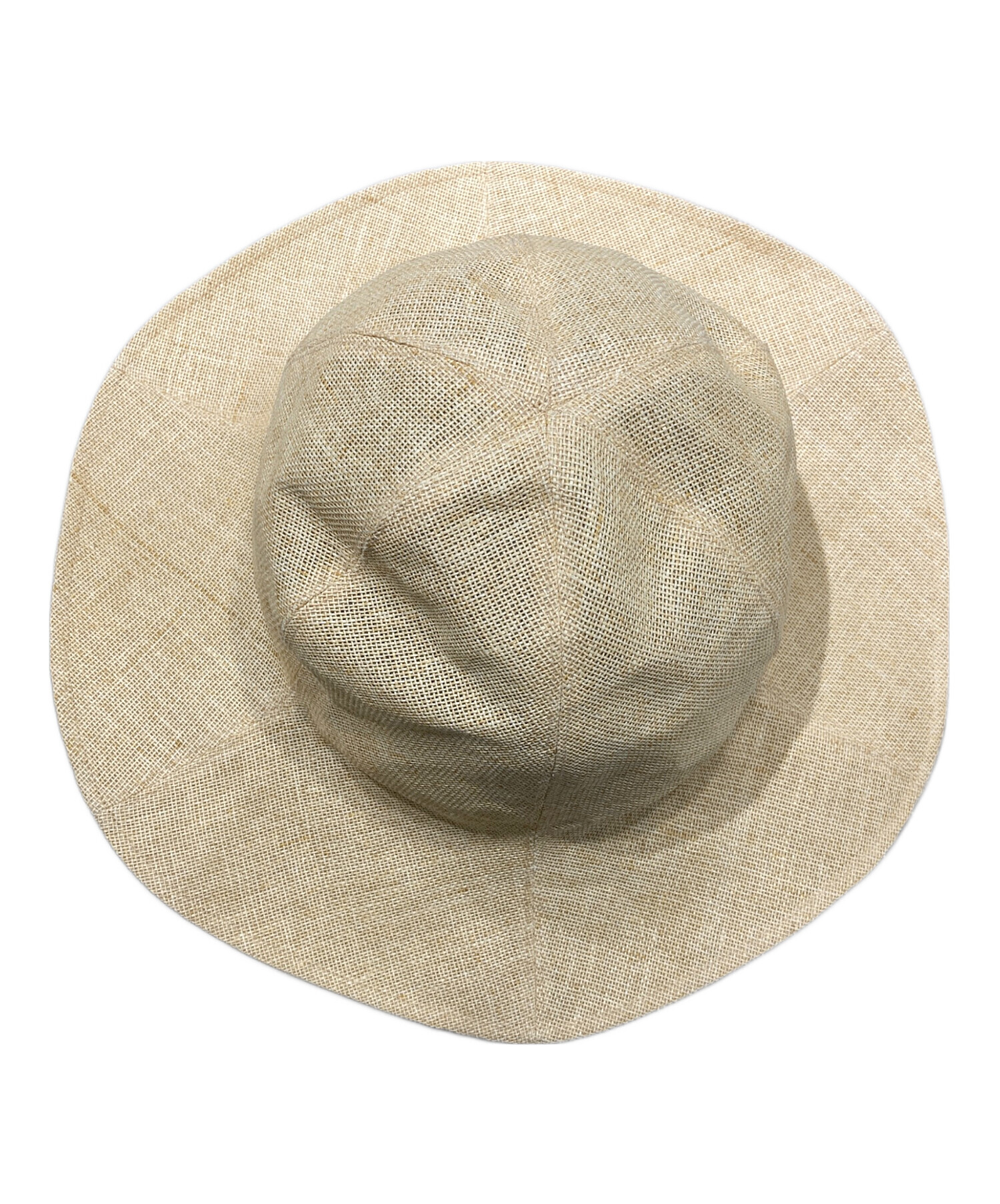 【極美品】KIJIMA TAKAYUKI ペーパーハット ベージュ サイズ3 中古・古着通販】kijima takayuki (キジマタカユキ) ペーパーハット