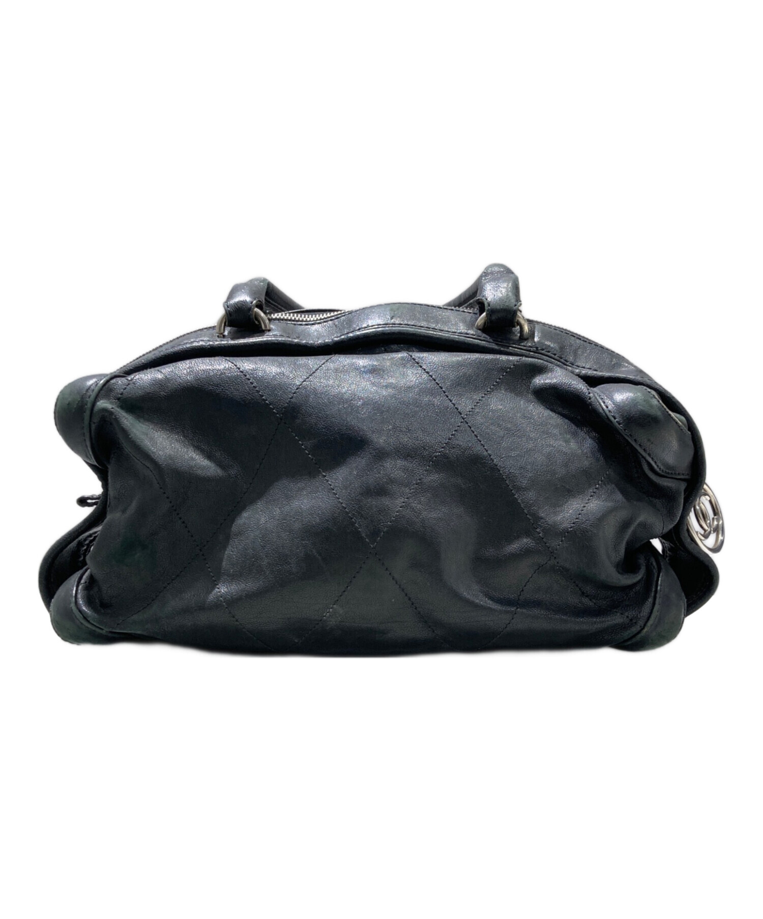 CHANEL ヴィンテージミニボストンバッグ 中古・古着通販】CHANEL (シャネル) ワイルドステッチミニボストン