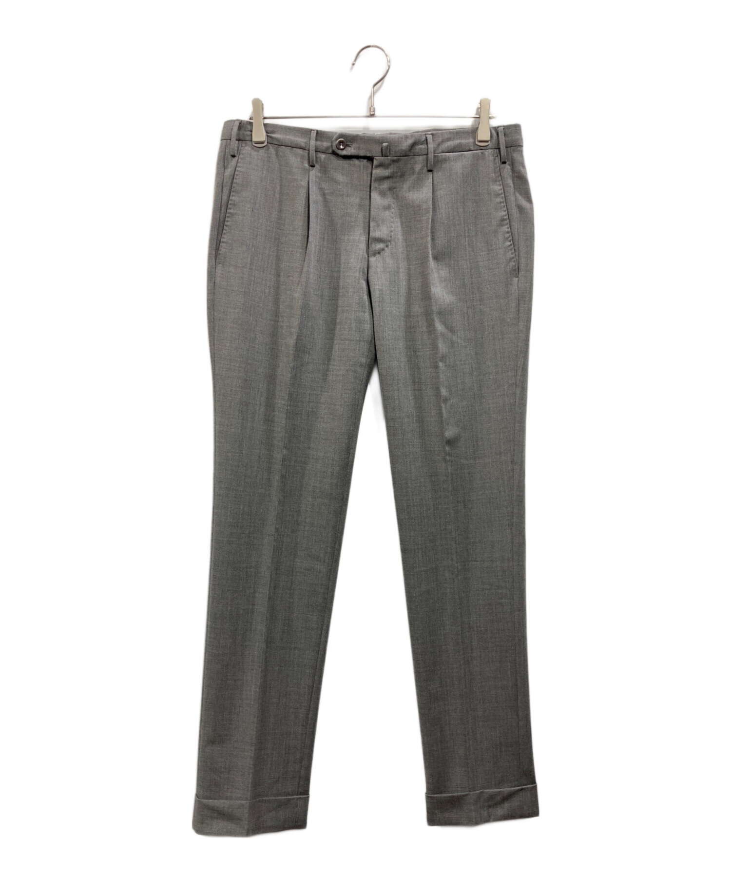 【着用数回 美品】BEAMS F INCOTEX フランネル チャコールグレー 中古・古着通販】INCOTEX (インコテックス) BEAMS F (ビームスエフ