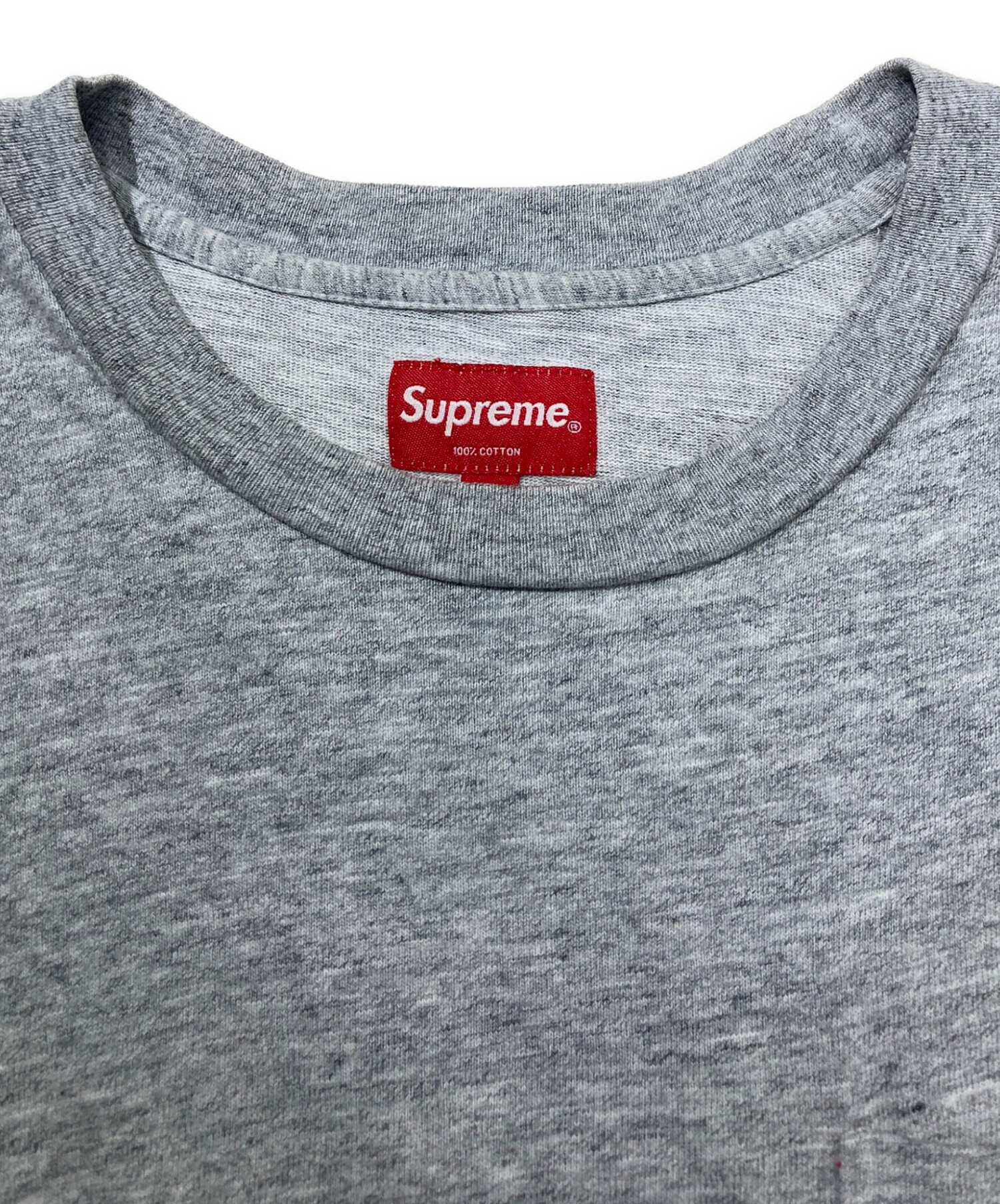 中古・古着通販】Supreme (シュプリーム) ポケットTシャツ グレー 