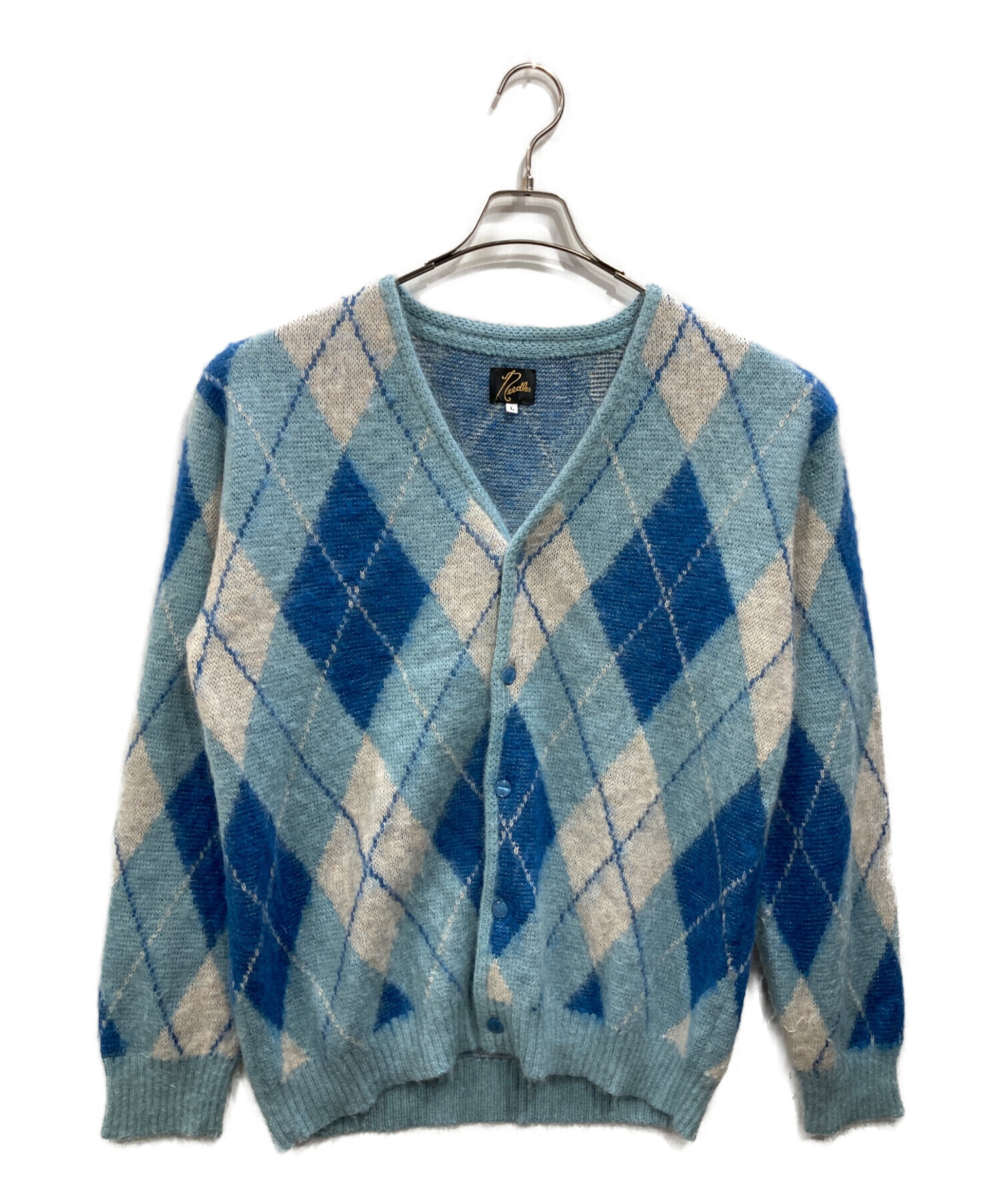 中古・古着通販】Needles (ニードルズ) Argyle Mohair Cardigan 