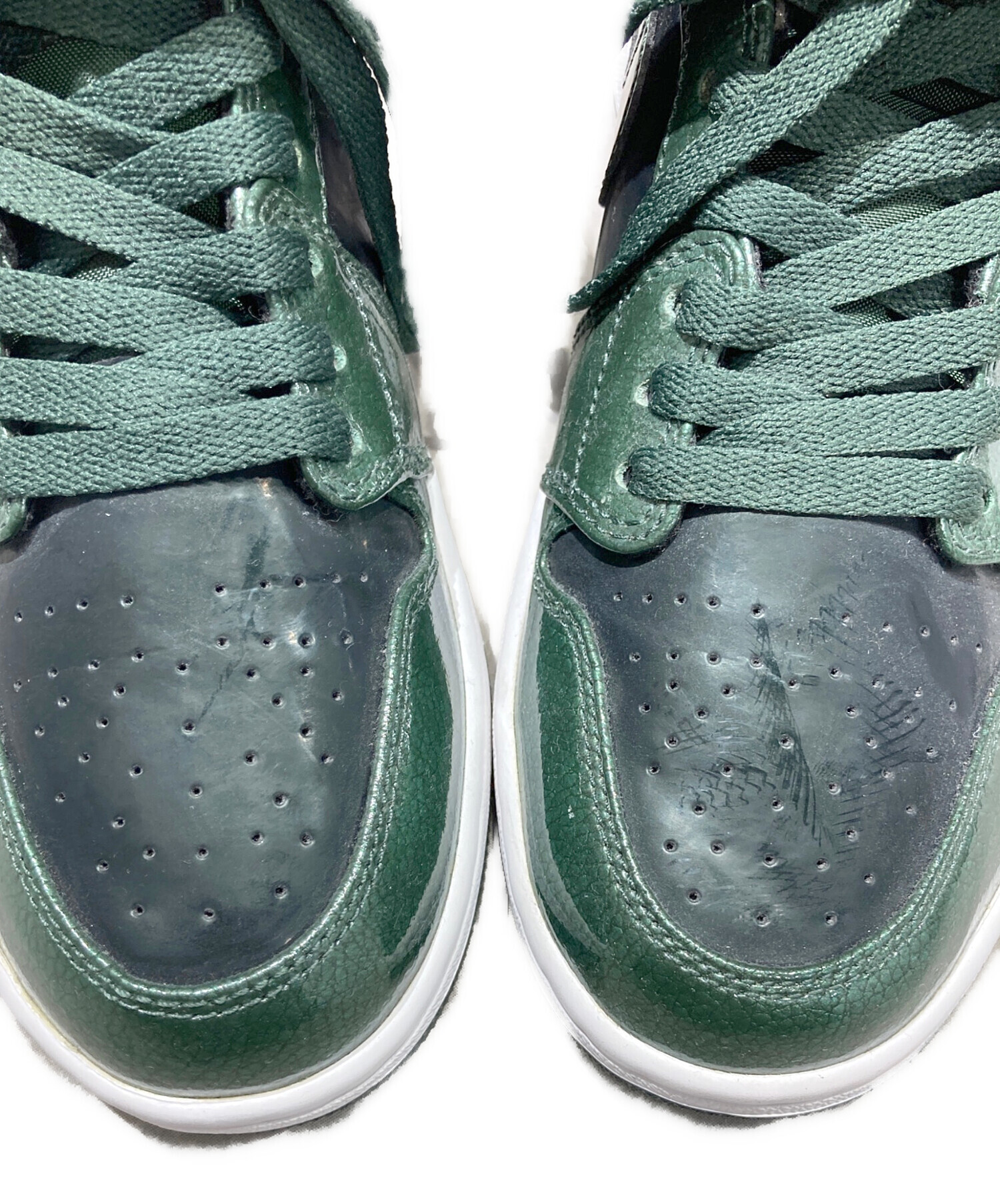 中古・古着通販】NIKE (ナイキ) AIR JORDAN 1 RETRO HIGH グリーン 