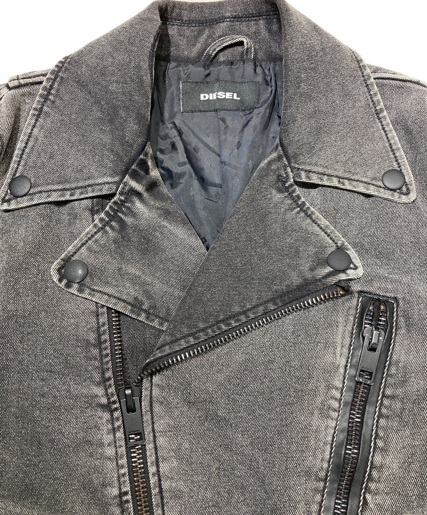 中古・古着通販】DIESEL (ディーゼル) デニム ダブルライダース