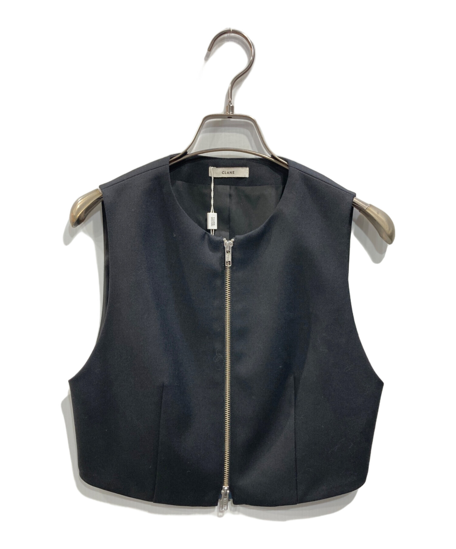 中古・古着通販】CLANE (クラネ) 3WAY ZIP SET ONEPIECE ブラック
