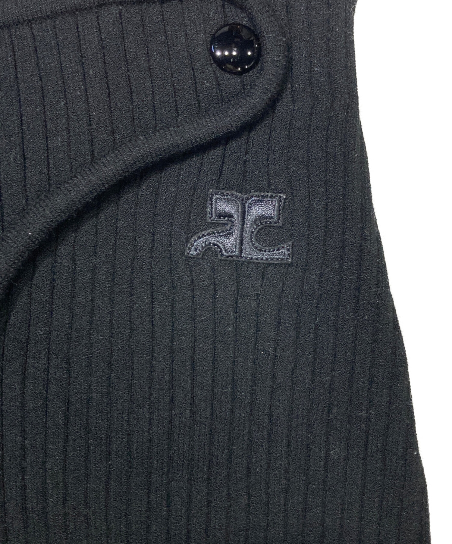 中古・古着通販】courreges (クレージュ) リブニットミニショーツ