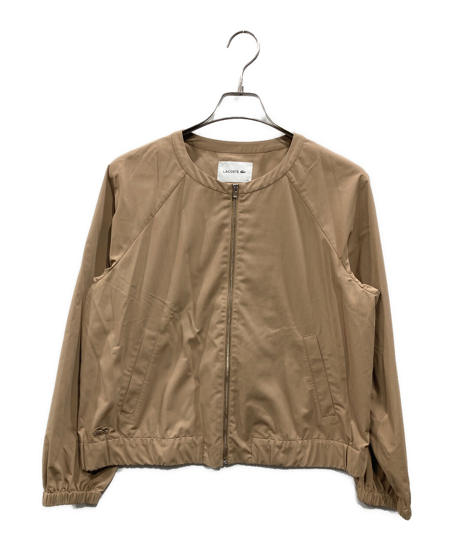 中古・古着通販】LACOSTE (ラコステ) ライトウェイトノーカラー 