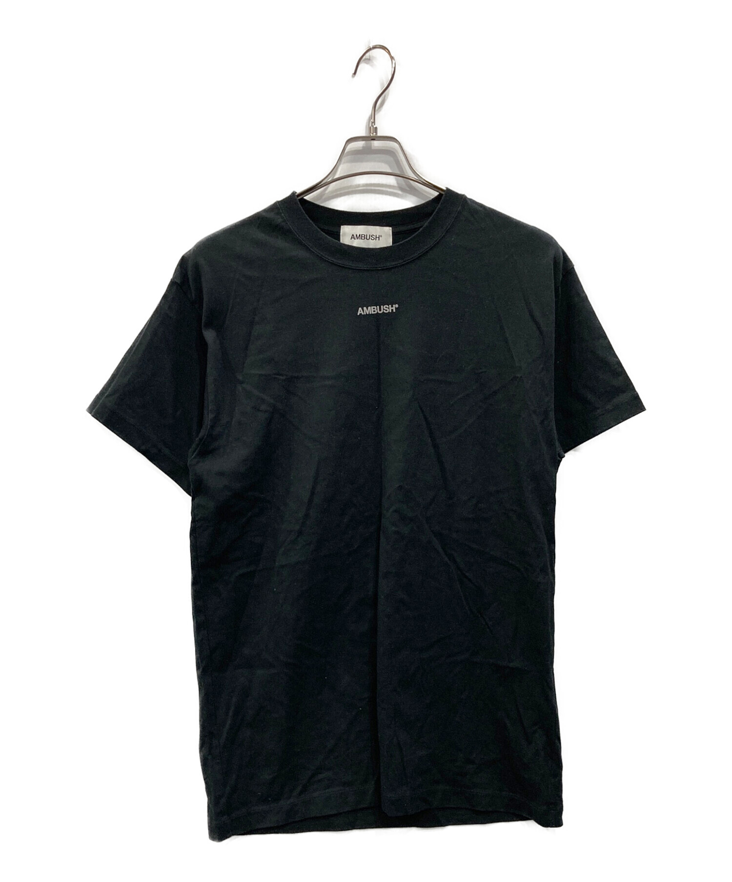 中古・古着通販】AMBUSH (アンブッシュ) ロゴプリントTシャツ ブラック 