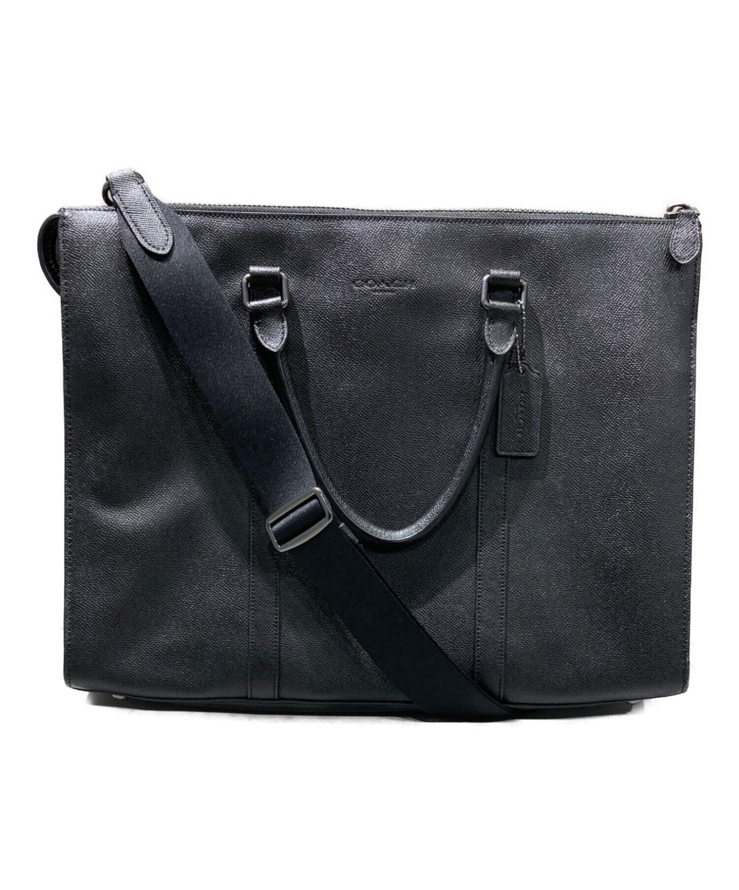 中古・古着通販】COACH (コーチ) グラハム ジップ ブリーフ ブラック
