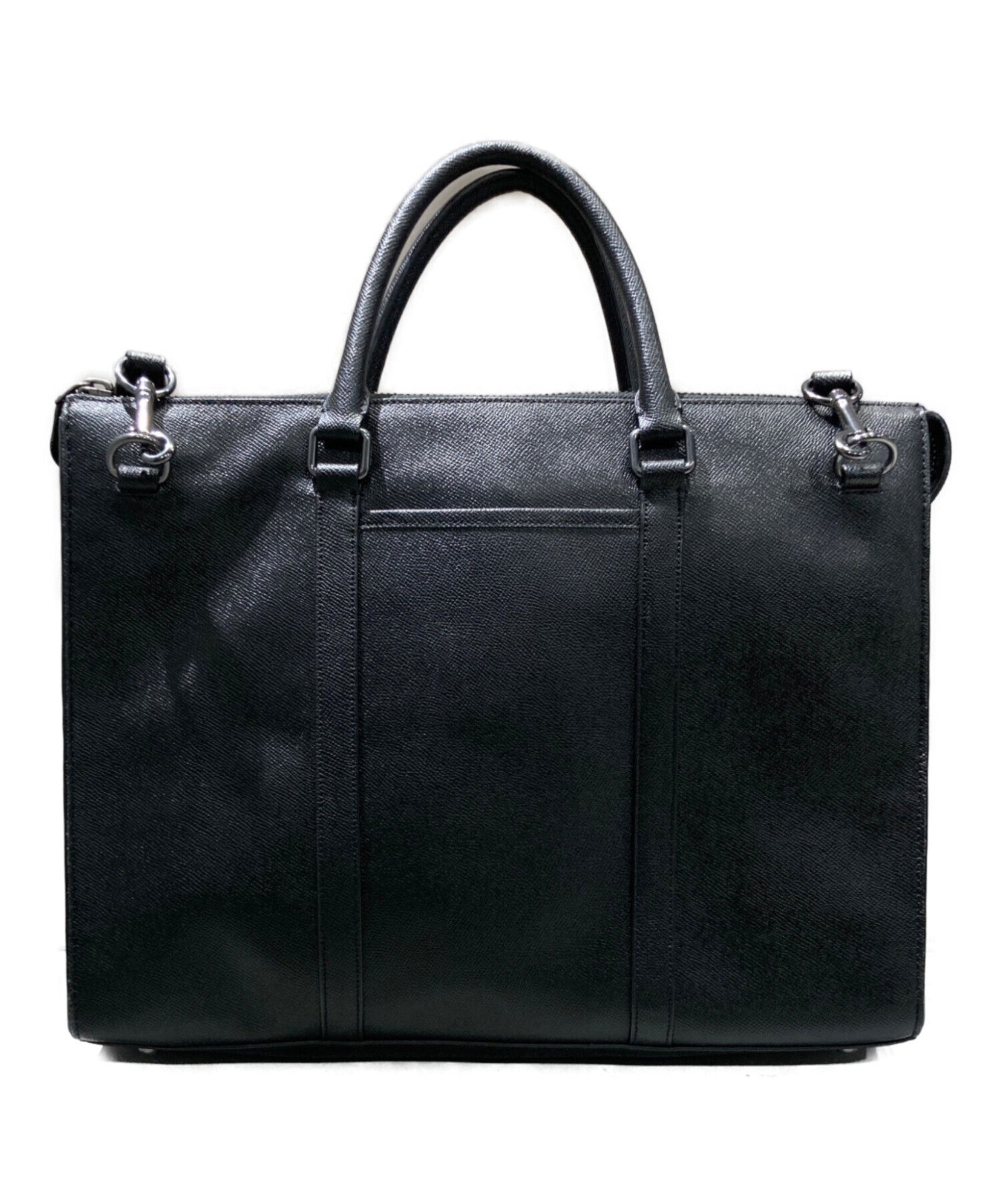 中古・古着通販】COACH (コーチ) グラハム ジップ ブリーフ ブラック