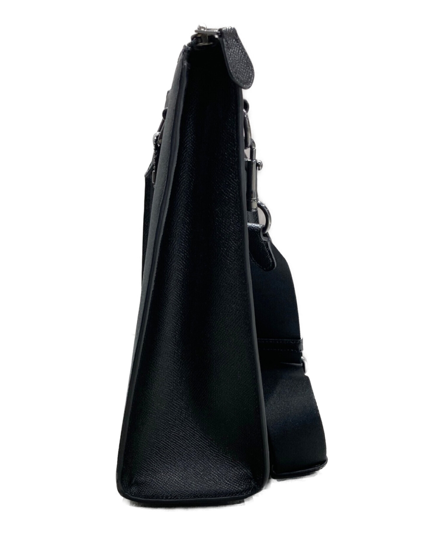 中古・古着通販】COACH (コーチ) グラハム ジップ ブリーフ ブラック