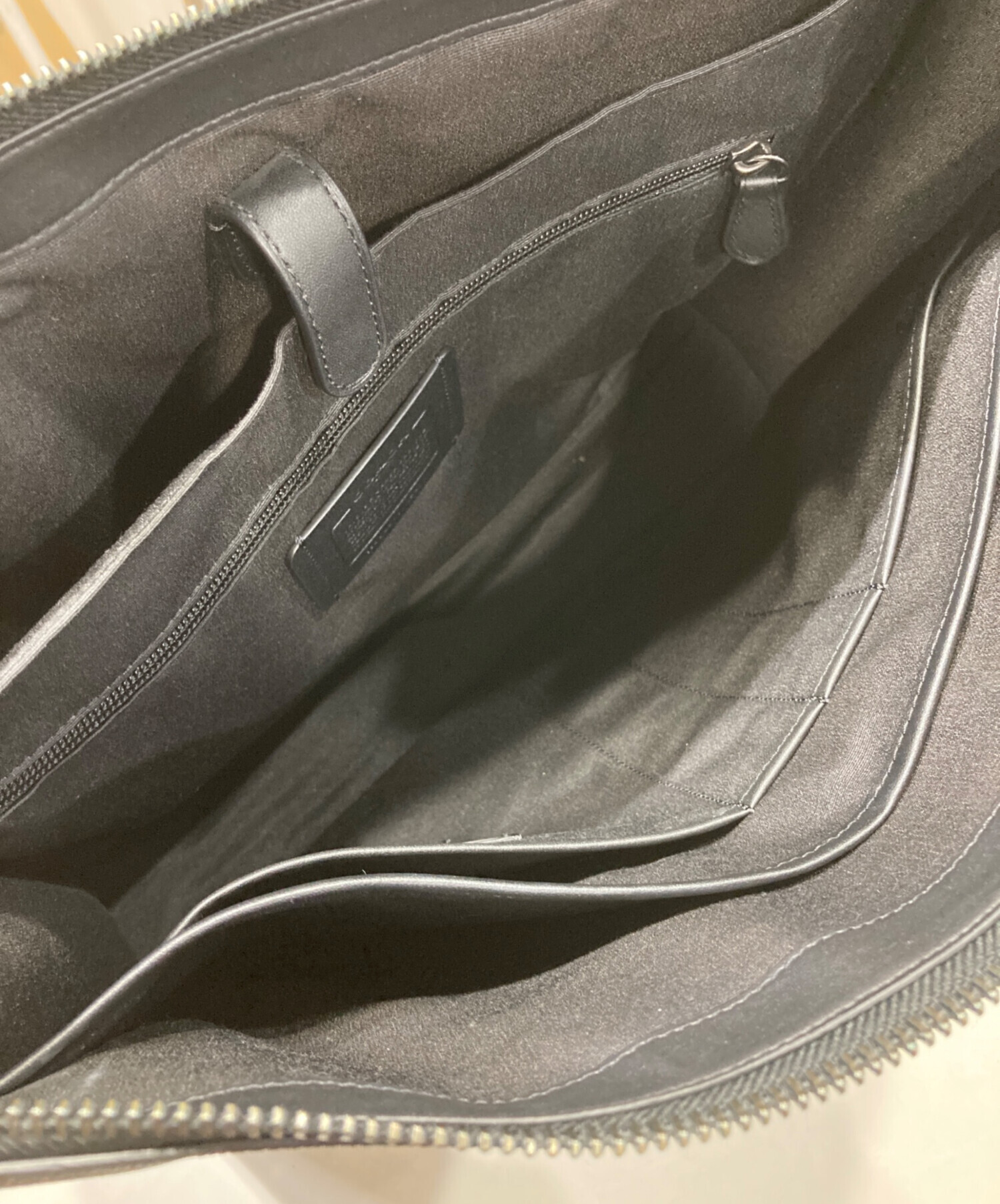 中古・古着通販】COACH (コーチ) グラハム ジップ ブリーフ ブラック