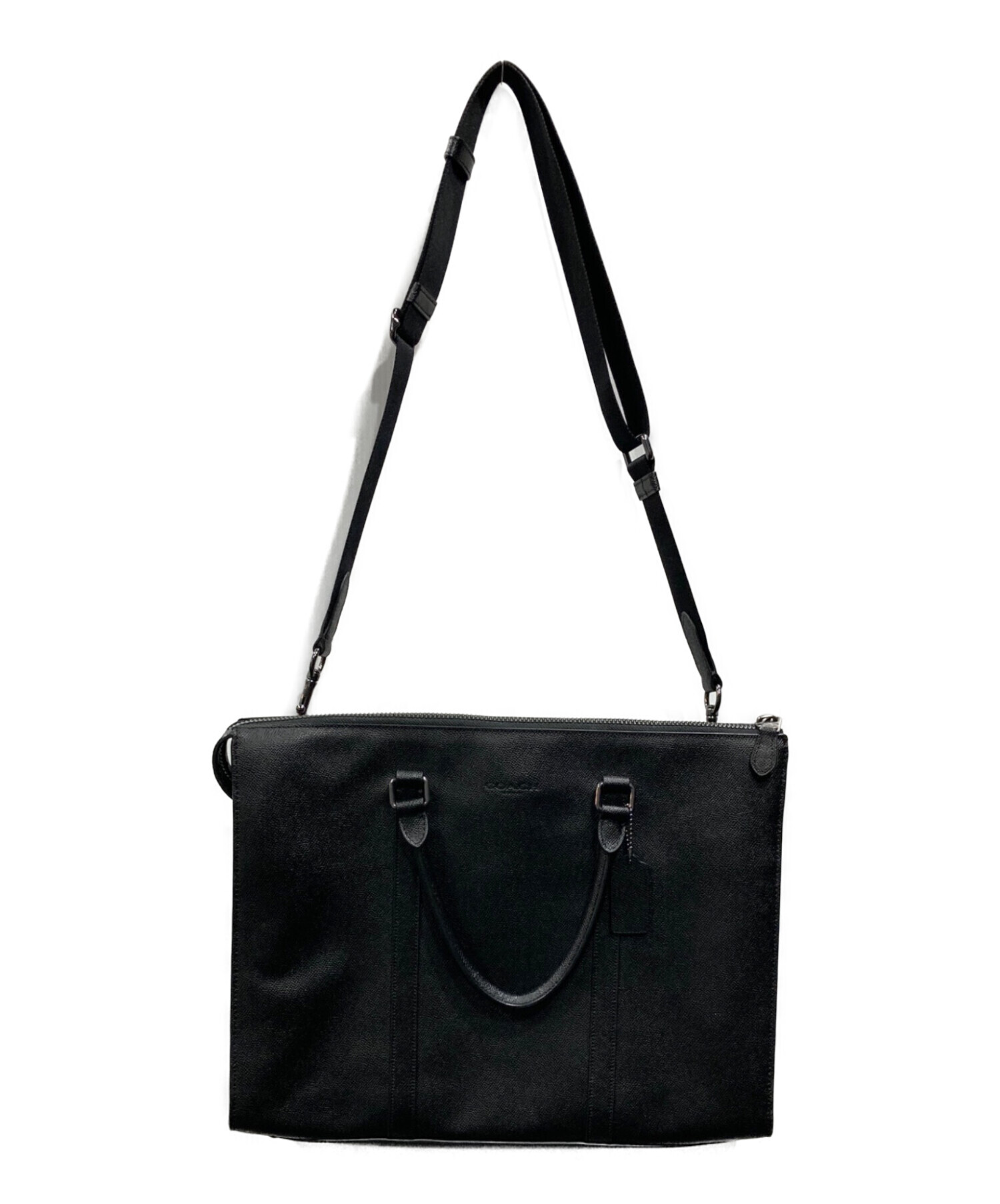 中古・古着通販】COACH (コーチ) グラハム ジップ ブリーフ ブラック