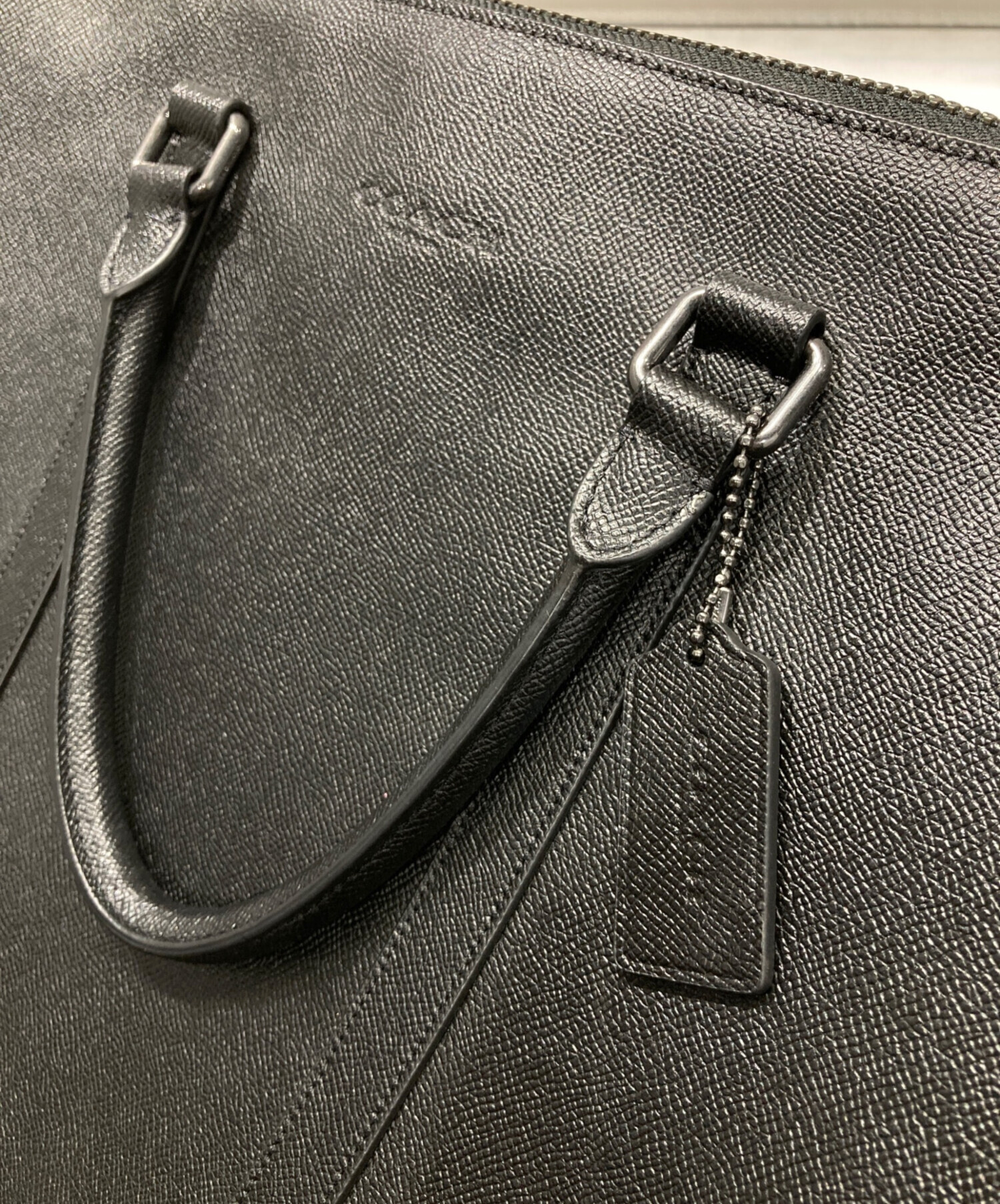 中古・古着通販】COACH (コーチ) グラハム ジップ ブリーフ ブラック