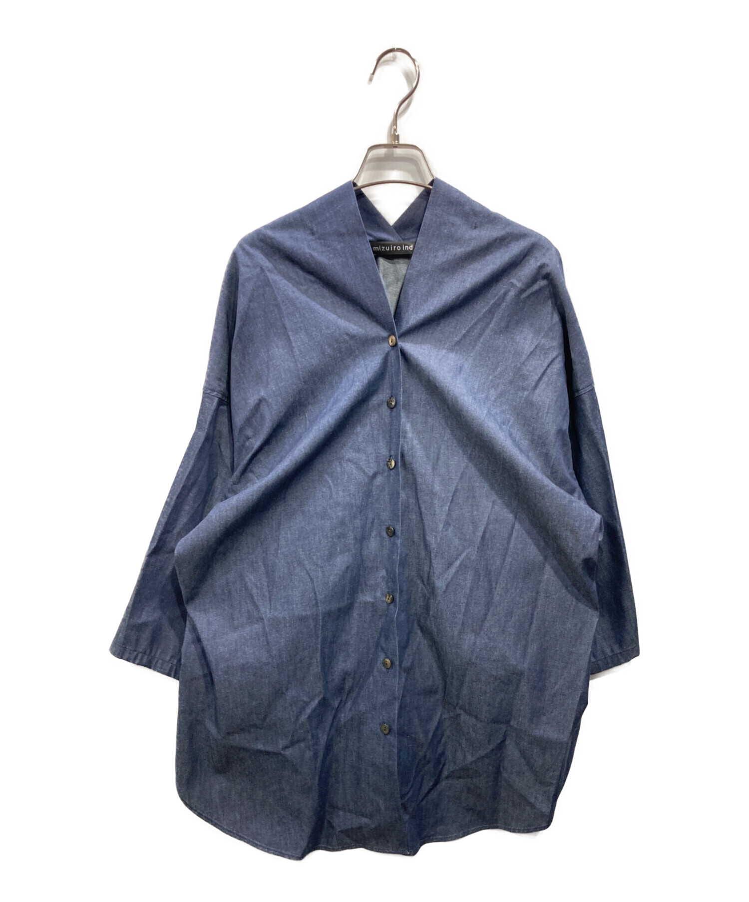 中古・古着通販】mizuiro-ind (ミズイロインド) コットン Vネック